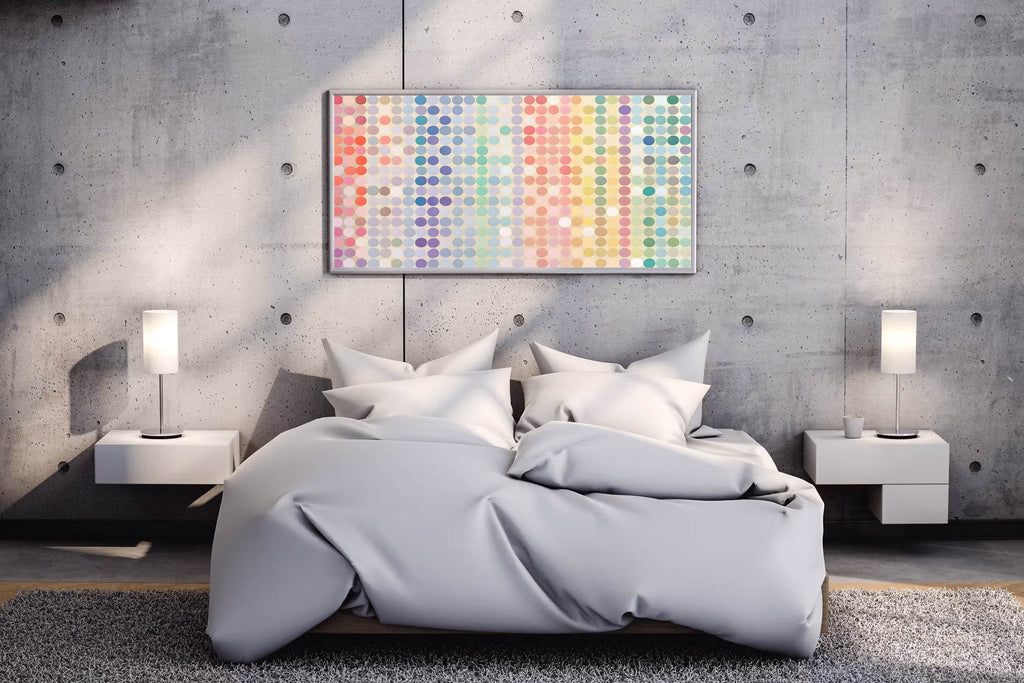 Pastel Color Circle Abstract Wallpaper - beink online art store
