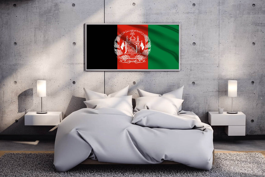 Afghanistan National Flag Wall Art - beink online art store