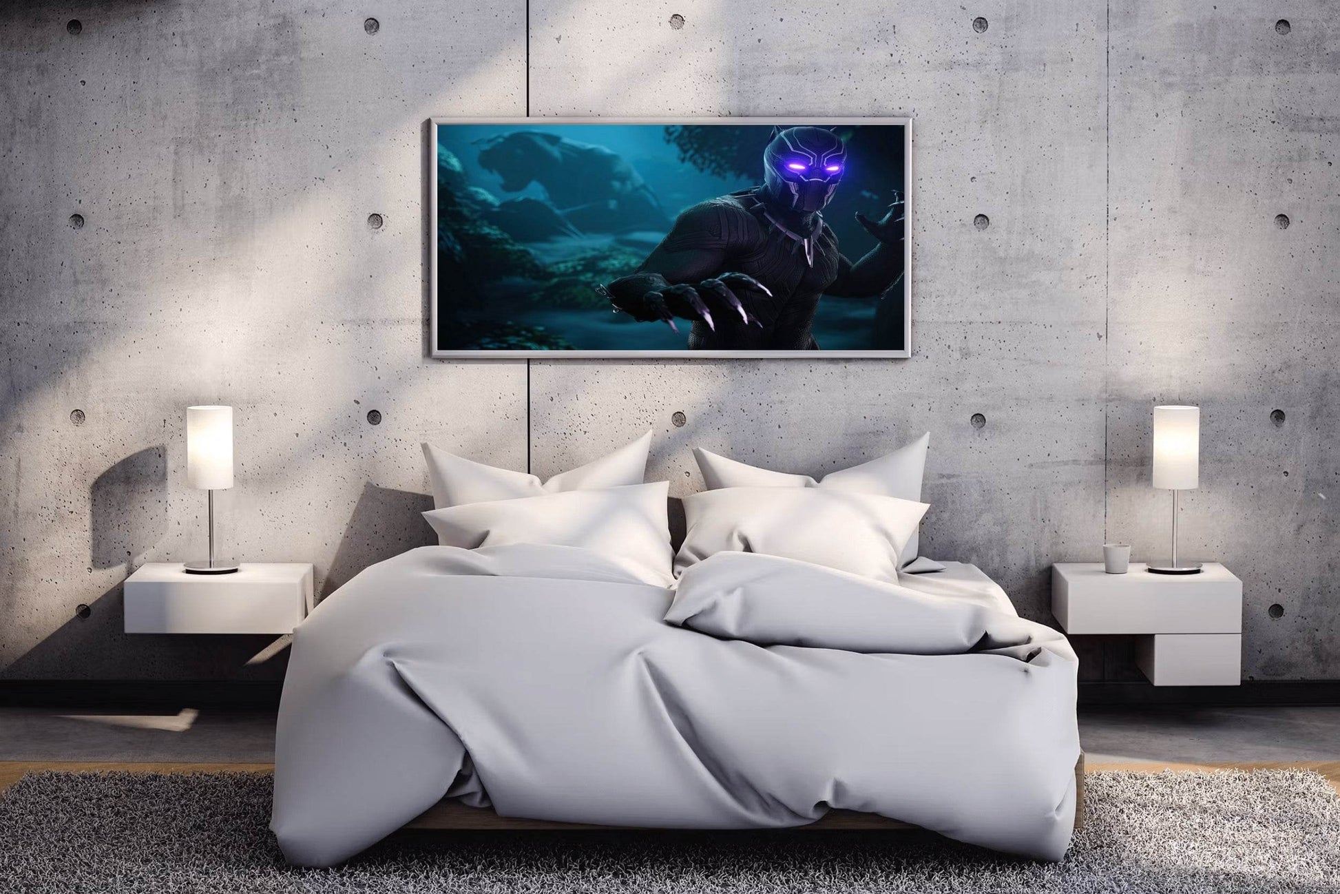 BLACK PANTER Gaming Wall Art - beink online art store