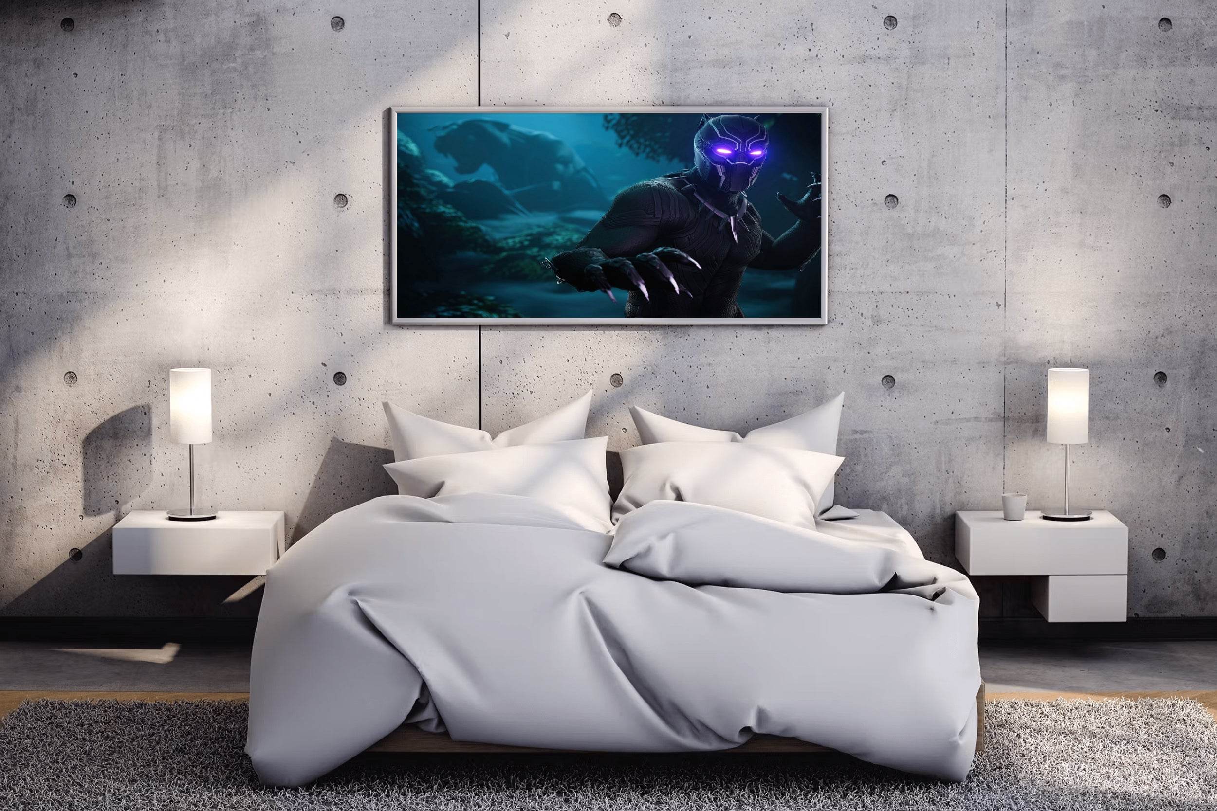 BLACK PANTER Gaming Wall Art - beink online art store