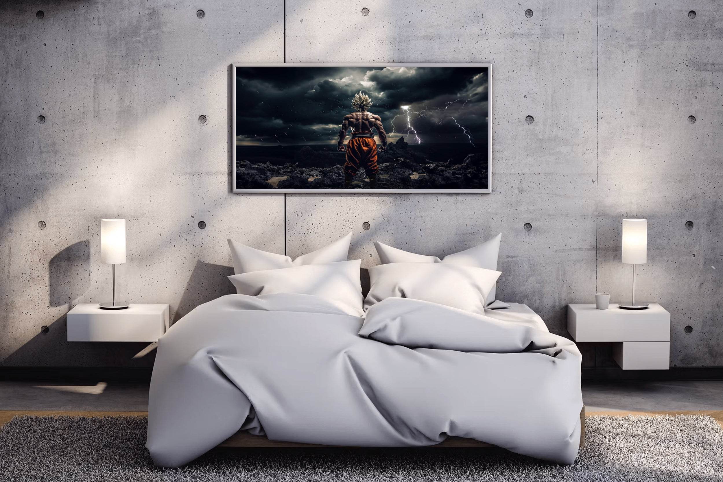 Super Son Goku Anime Wall Art - beink online art store