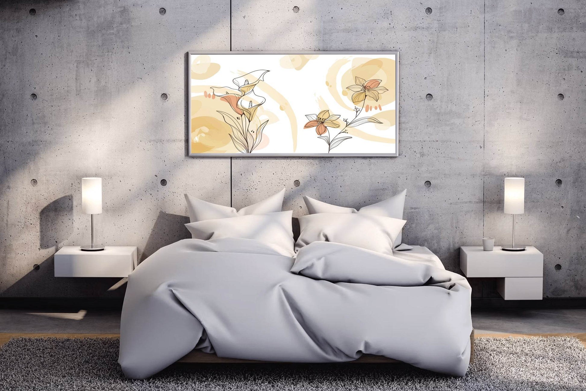 Flower Calla Lily Line Art - beink online art store