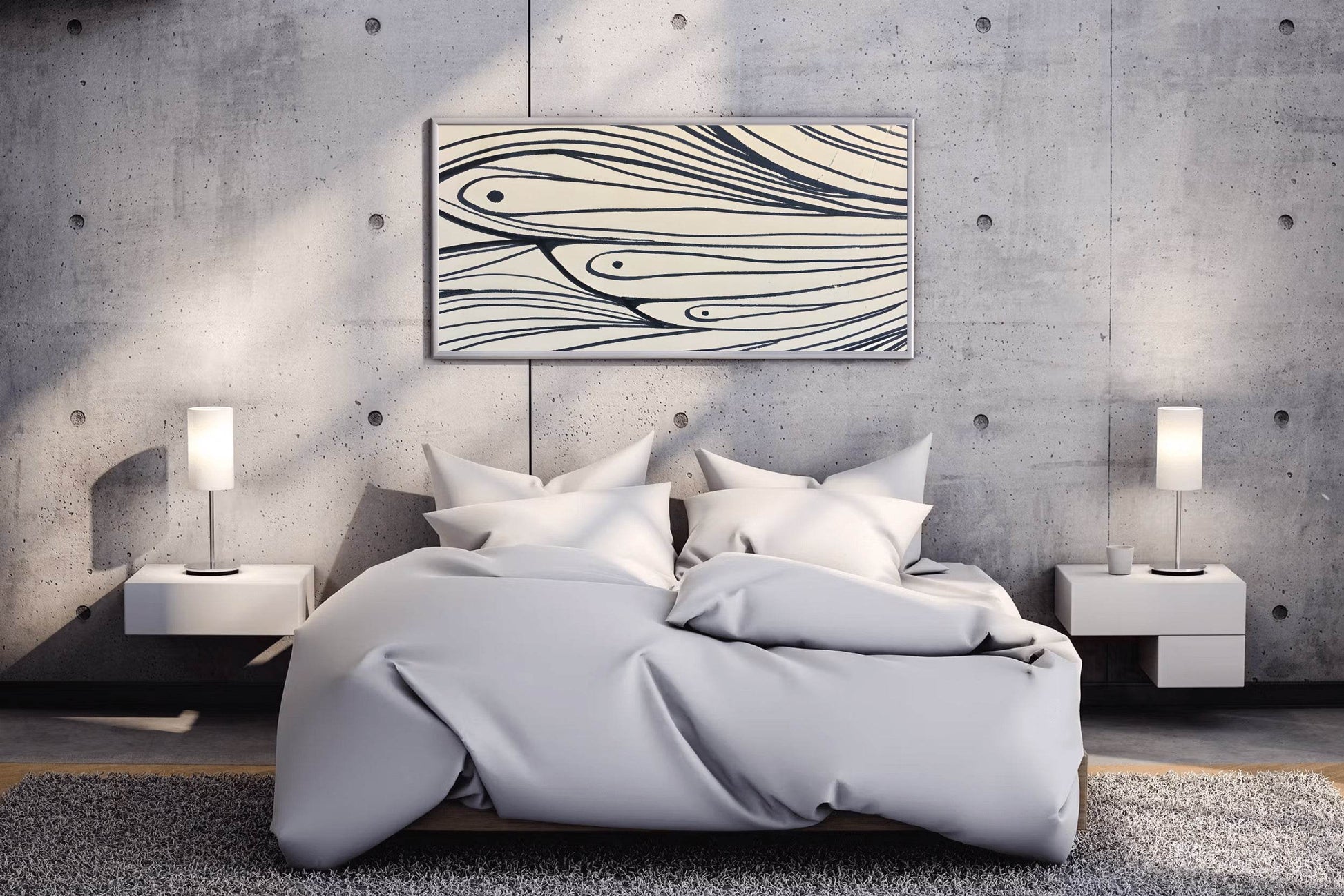 Ocean Currents Modern Wall Art - beink online art store
