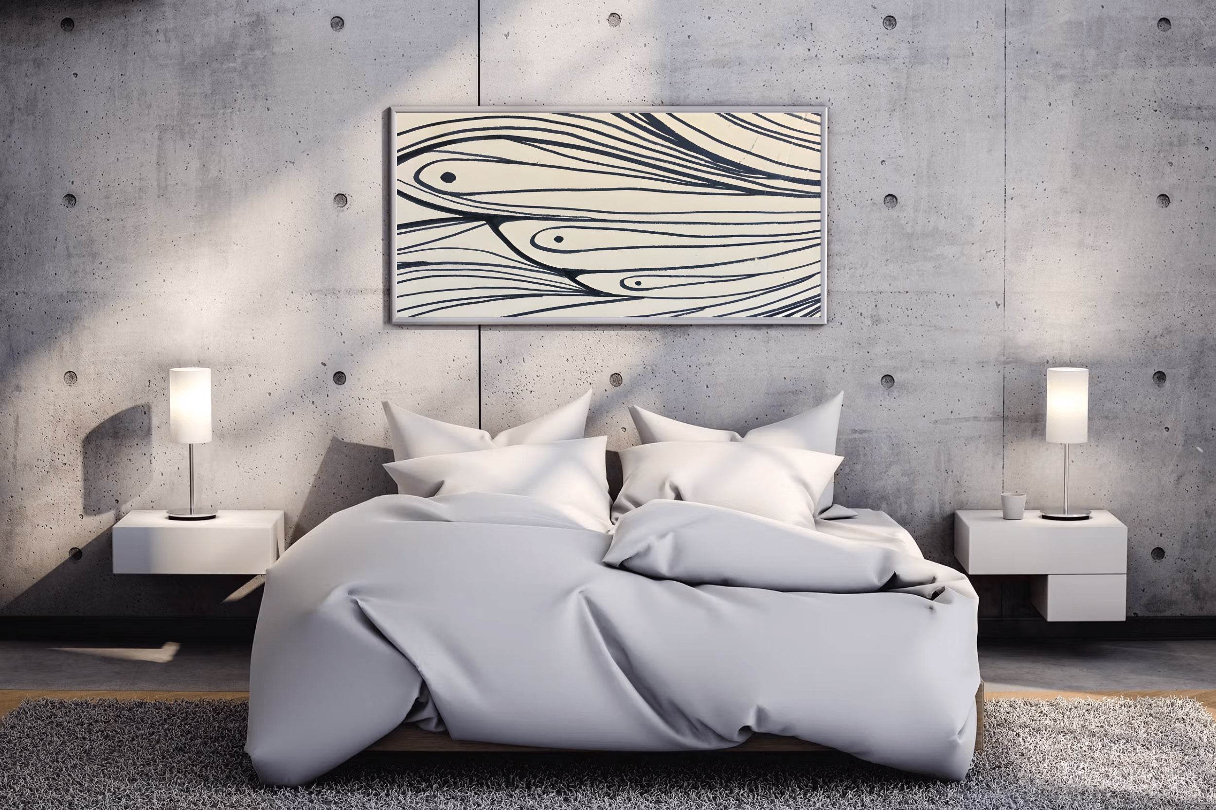 Ocean Currents Modern Wall Art - beink online art store