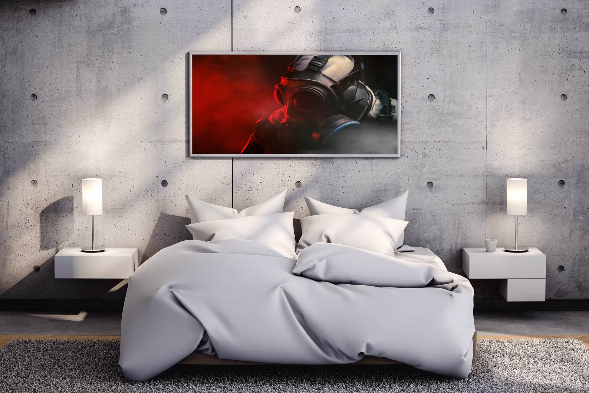 Counter-Strike Gas Mask Gaming Wall Art - beink online art store