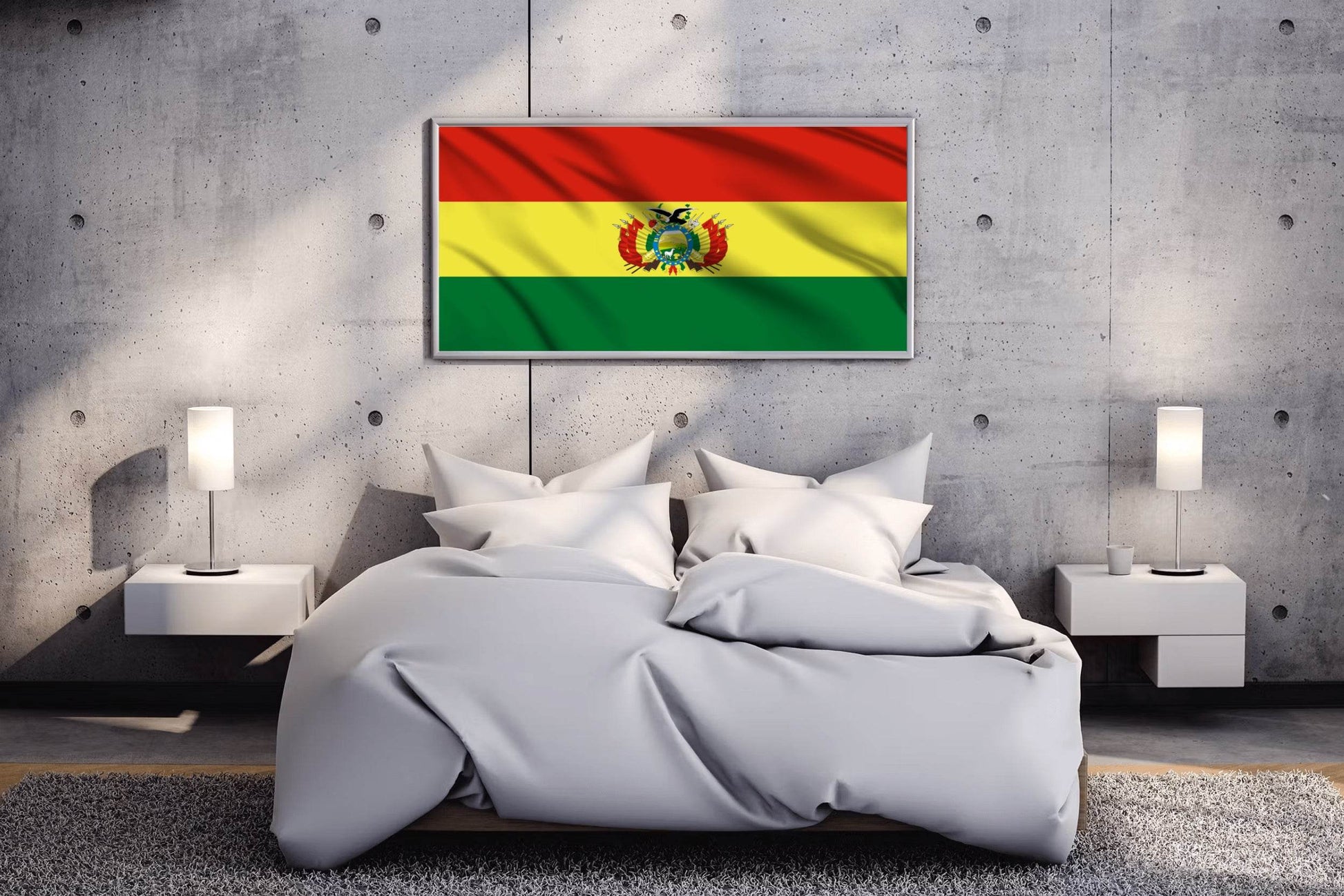 Bolivia National Flag Wall Art - beink online art store