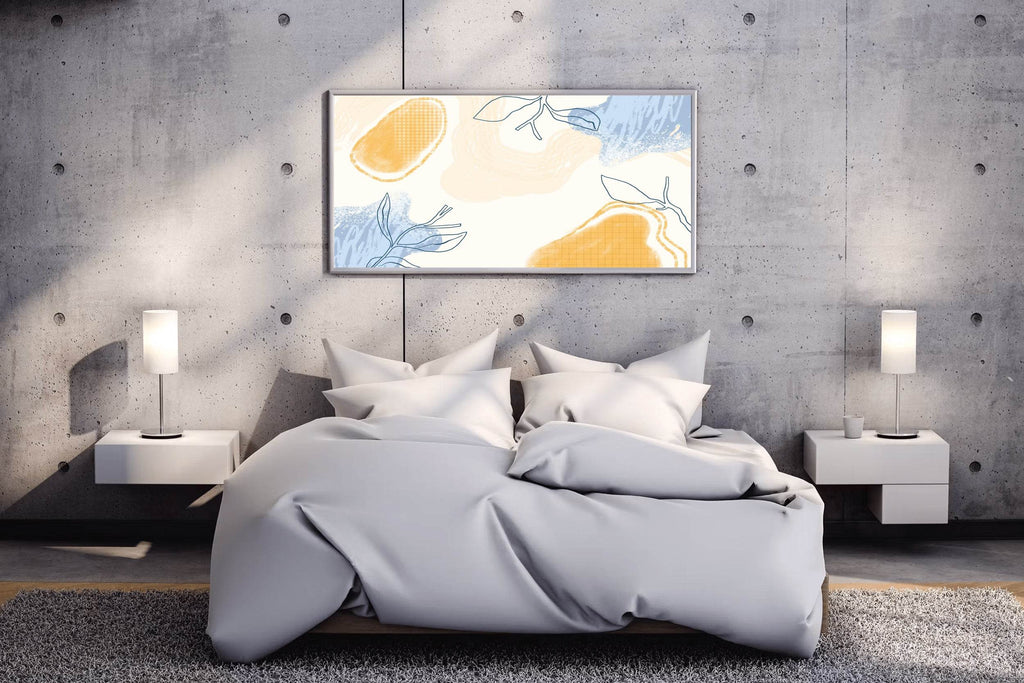 Stem of Colorful Flowers Wall Art - beink online art store