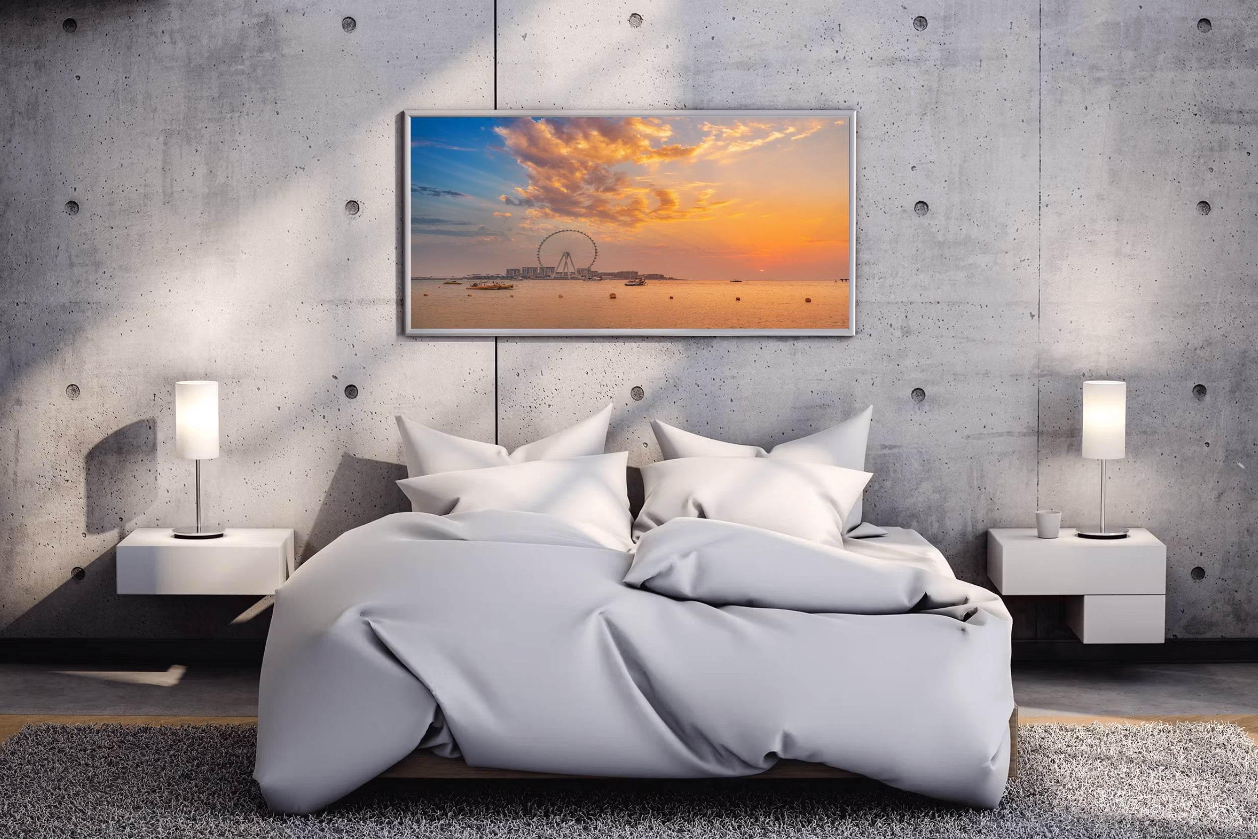 Sunset at Ain Dubai Wall Art - beink online art store