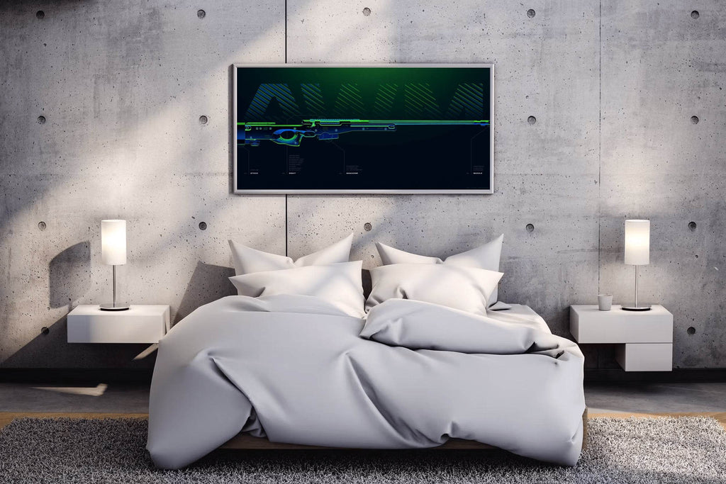 PUBG Custom Weapon Gaming Wall Art - beink online art store