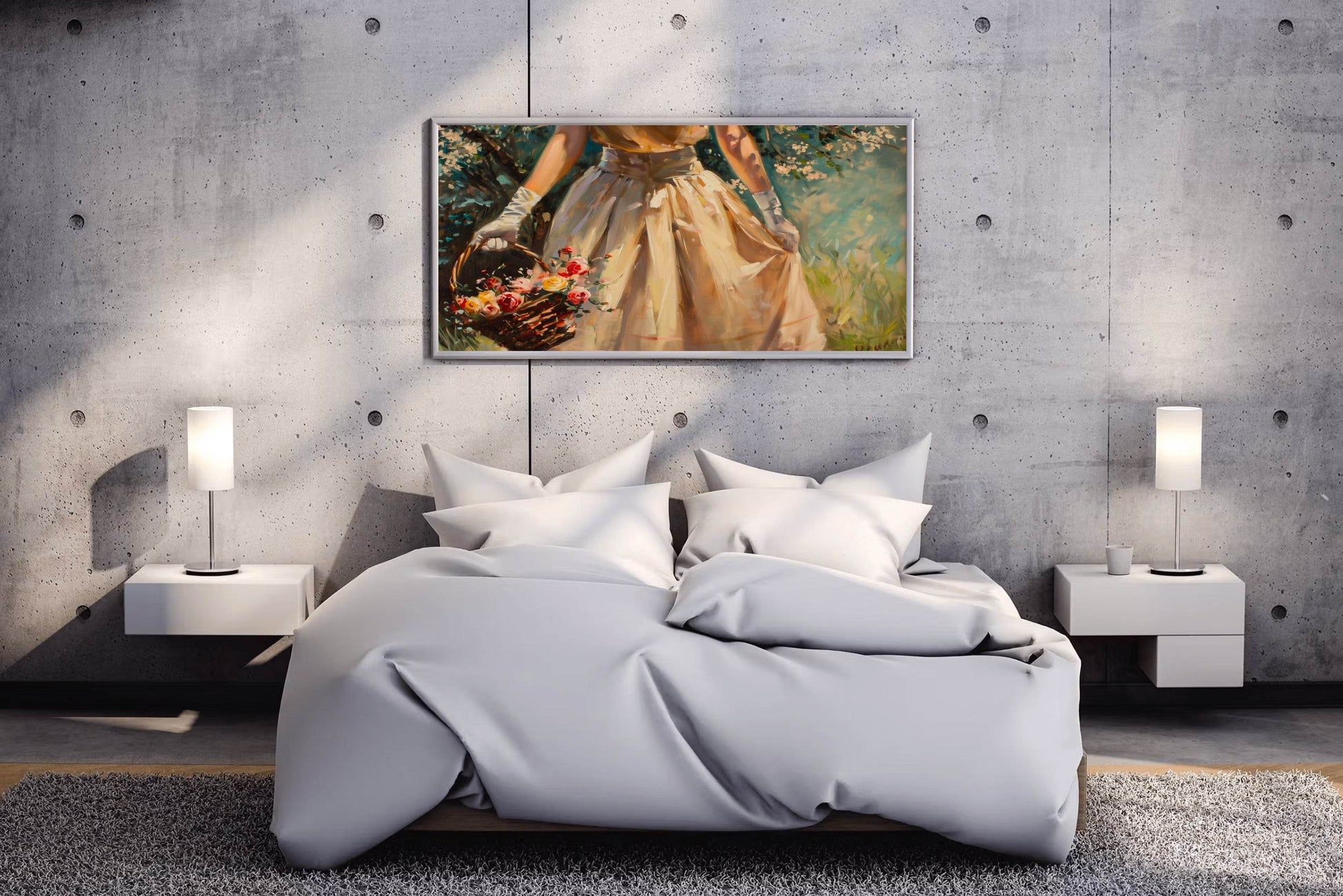 Flower Girl Painting - beink online art store
