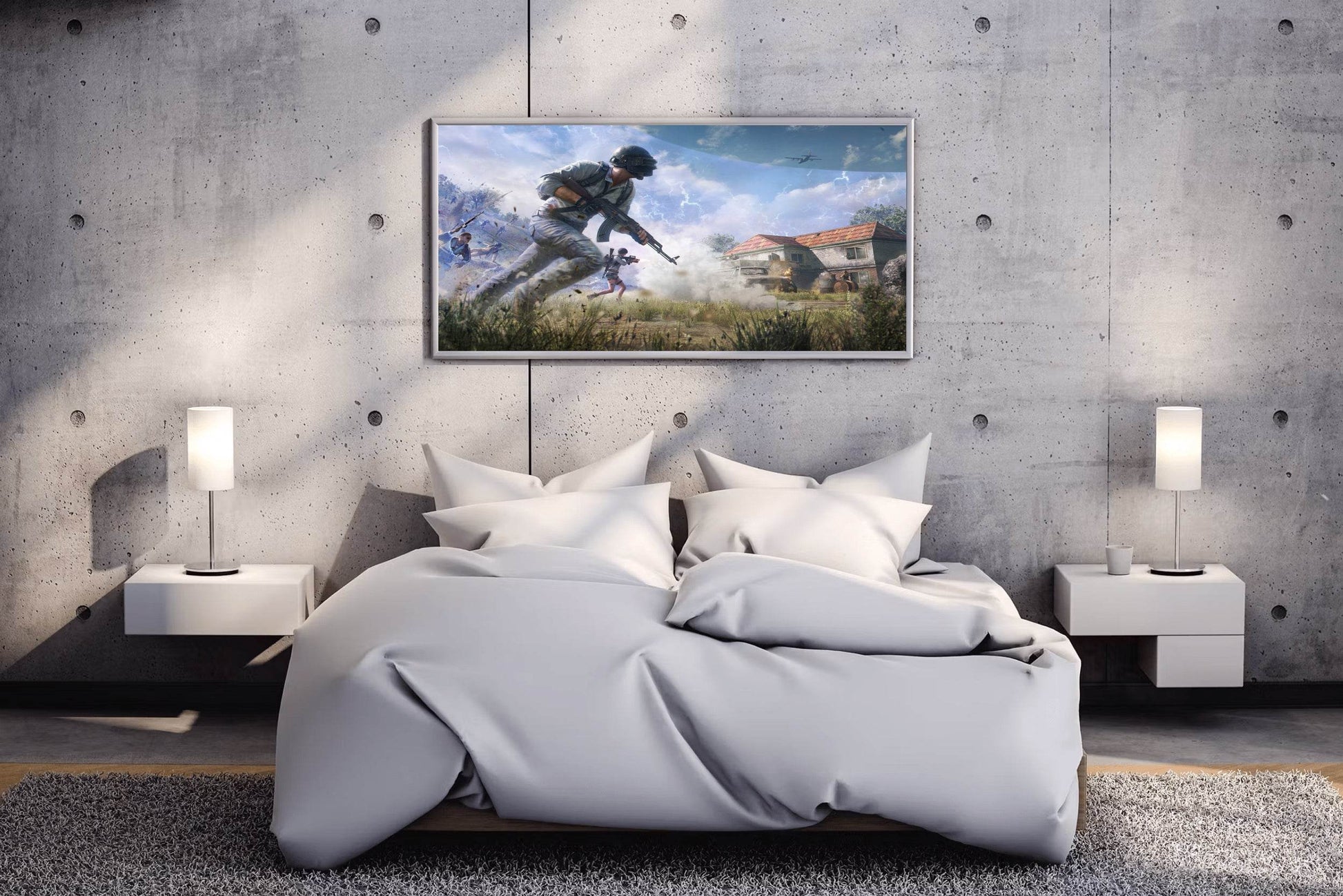 PUBG Battleground Gaming Wall Art - beink online art store