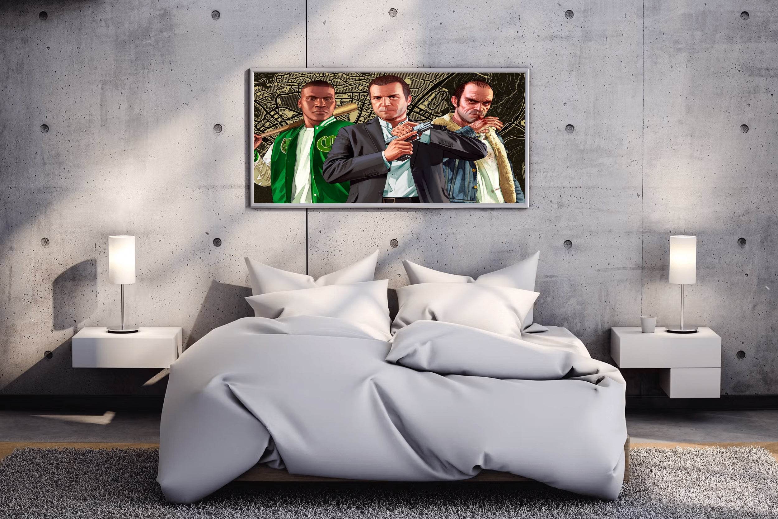 GTA V Character Gaming Wall Art - beink online art store