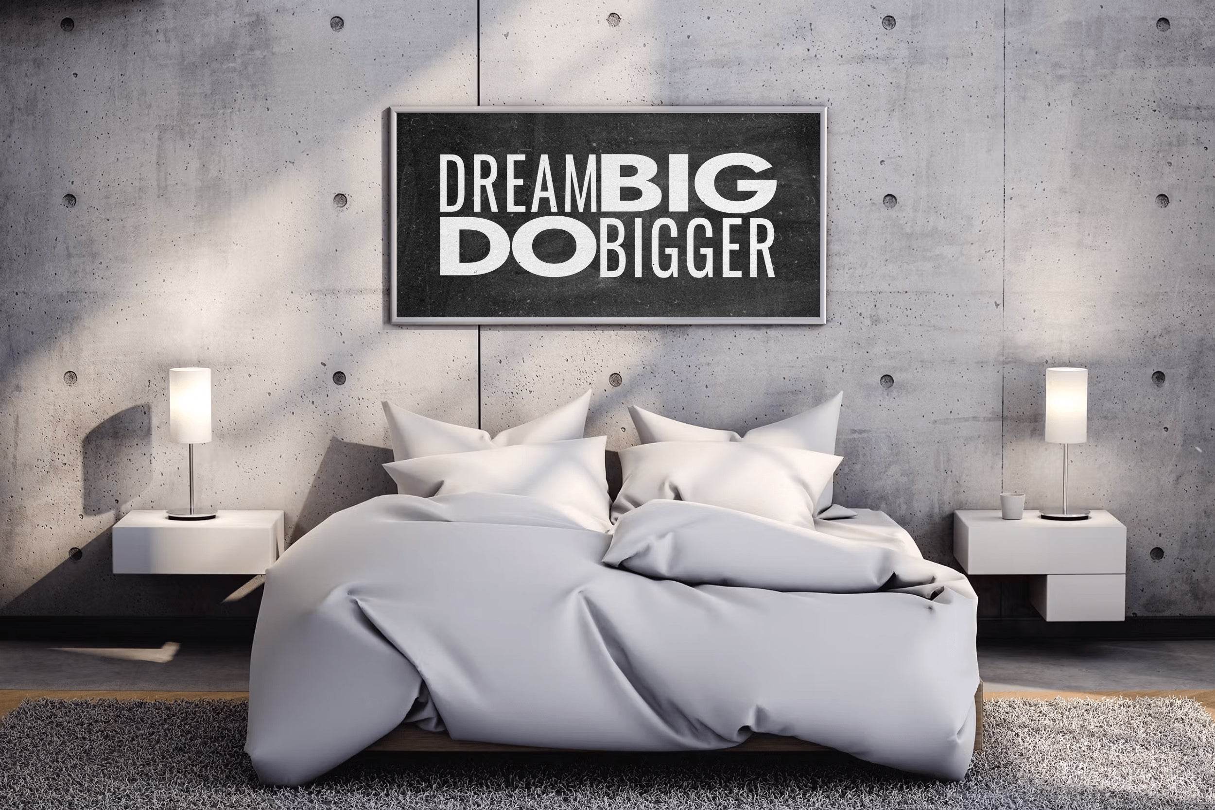 Dream Big Motivational Wall Art - beink online art store