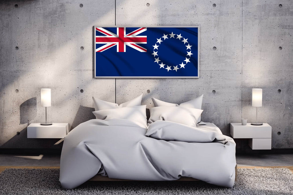 Cook Islands National Flag Wall Art - beink online art store