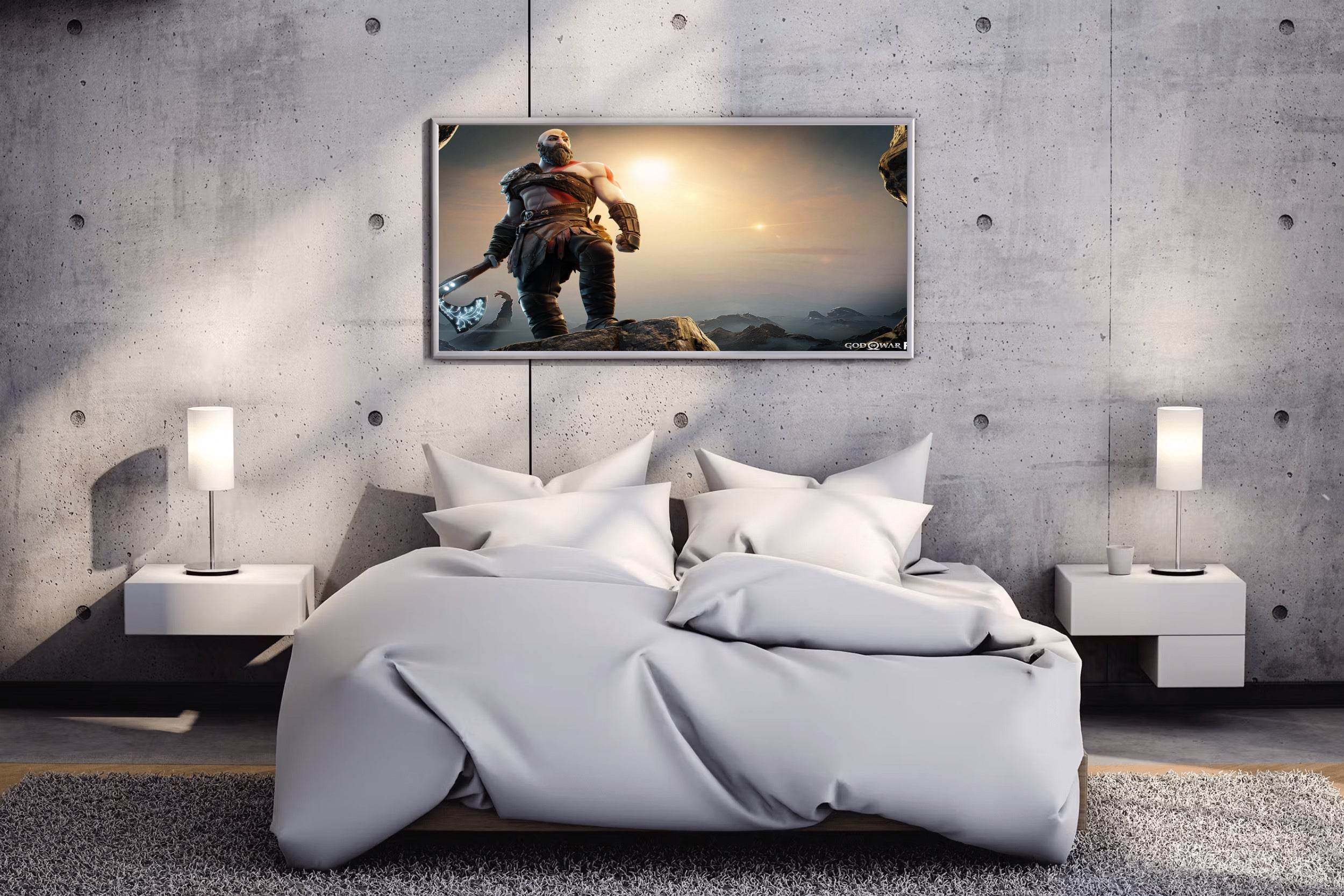 FORTNITE Kratos God Of War Gaming Wall Art - beink online art store