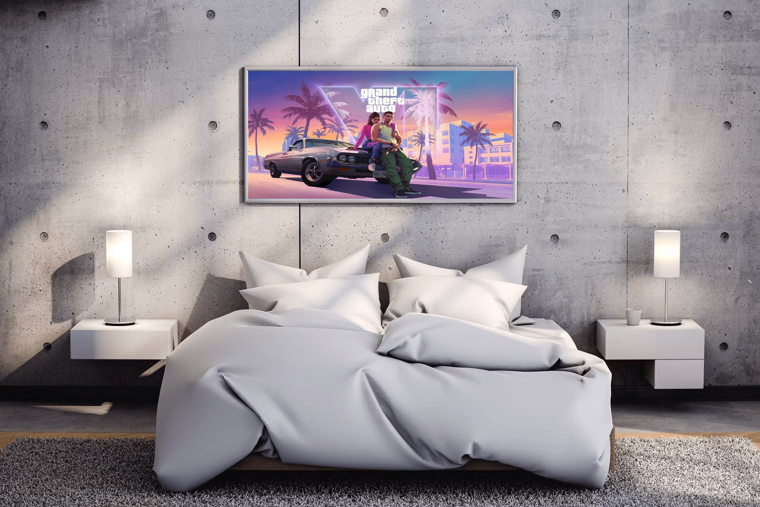 GTA 6 Gaming Wall Art - beink online art store