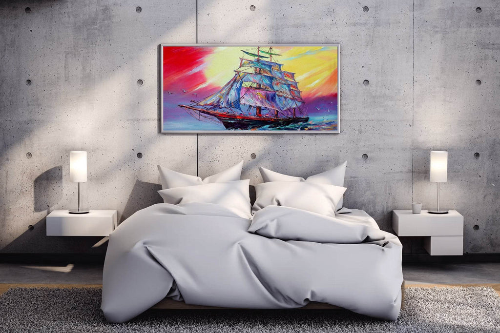 Medieval Battleship Wall Art - beink online art store