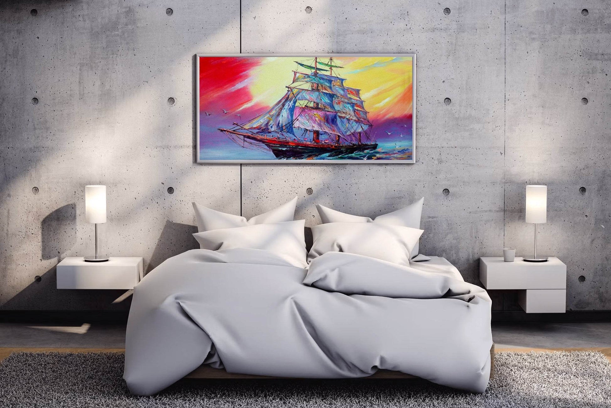 Medieval Battleship Wall Art - beink online art store