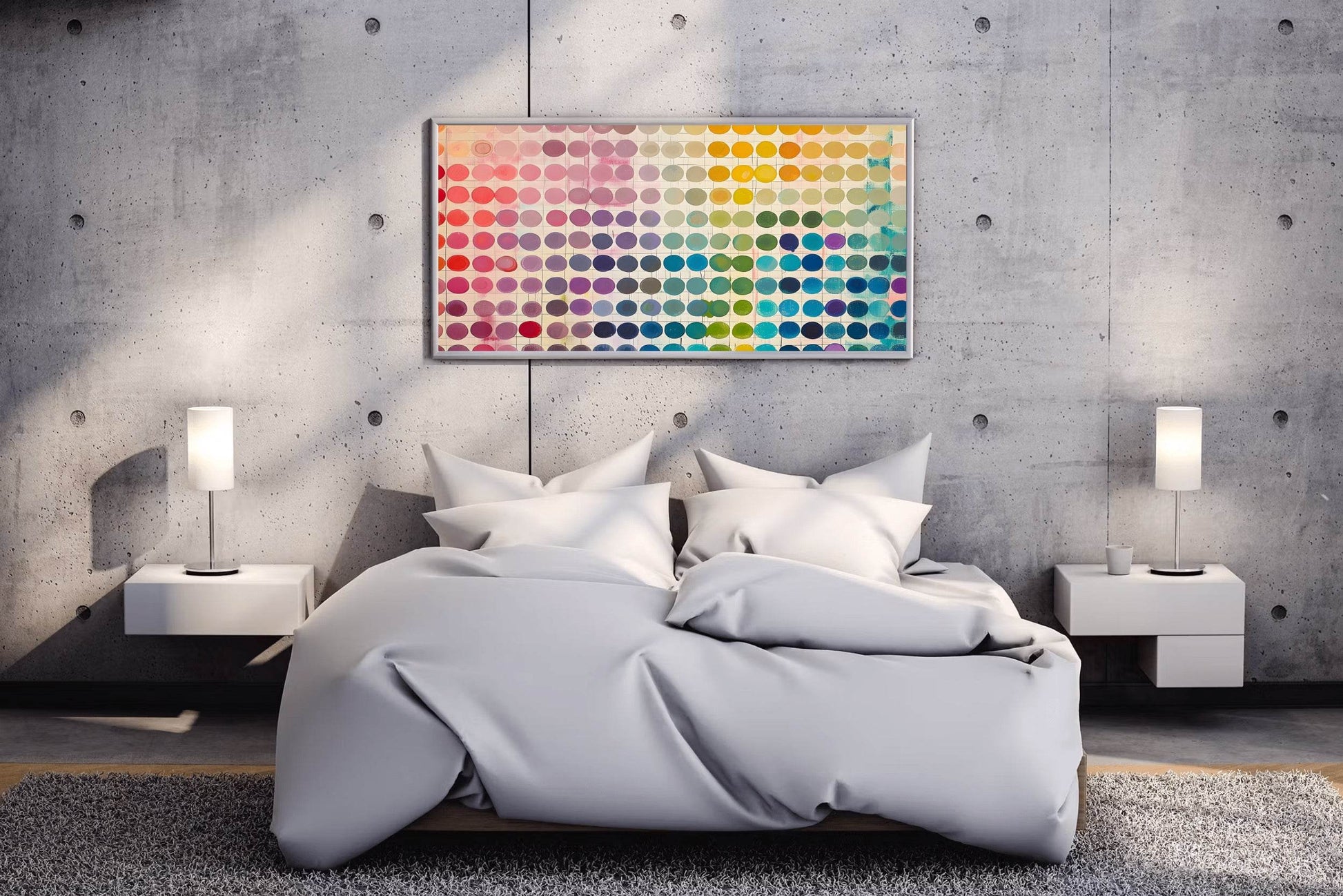 Abstract Series of Colorful Circles - beink online art store