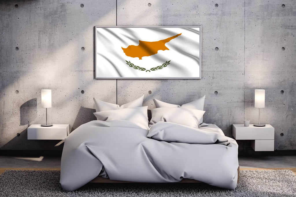 Cyprus National Flag Wall Art - beink online art store