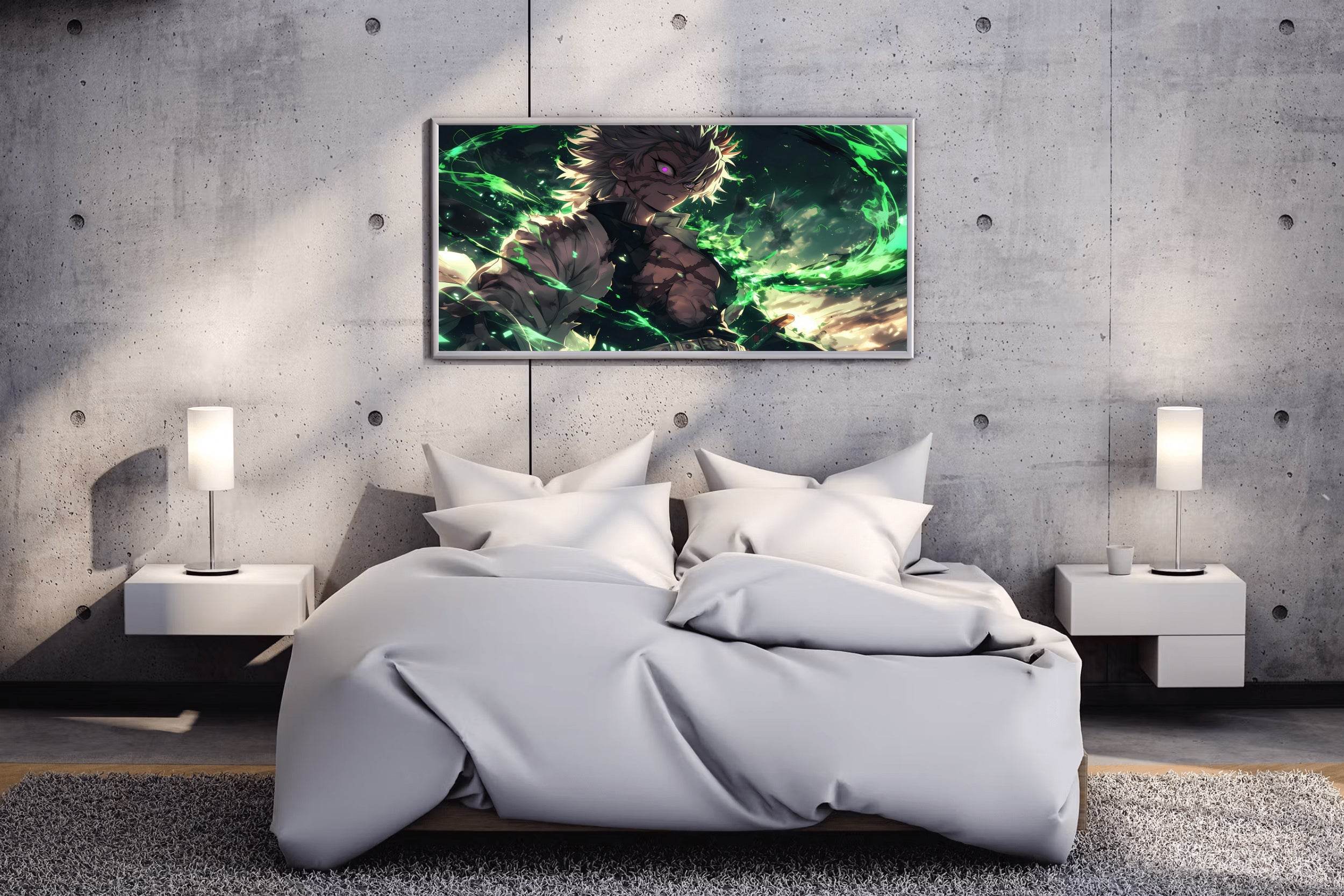 Sanemi Shinazugawa Anime Wall Art - beink online art store