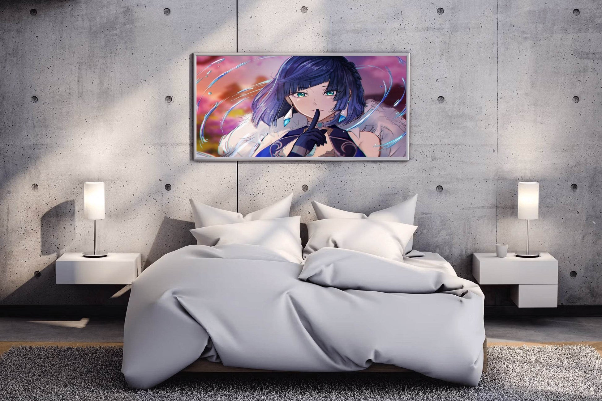 Yelan Genshin Impact Anima Gaming Wall Art - beink online art store