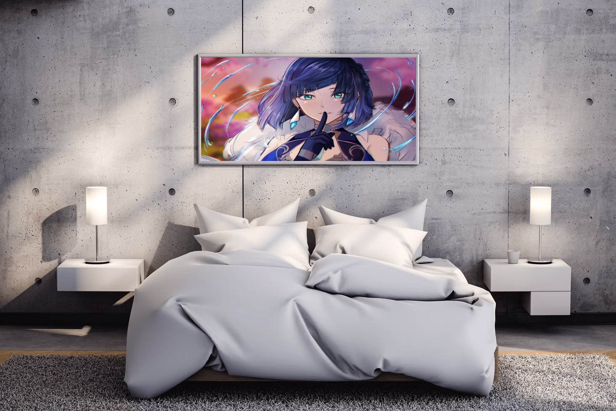 Yelan Genshin Impact Anima Gaming Wall Art - beink online art store