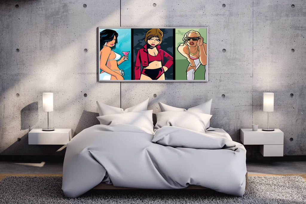 GTA character Gaming Wall Art - beink online art store
