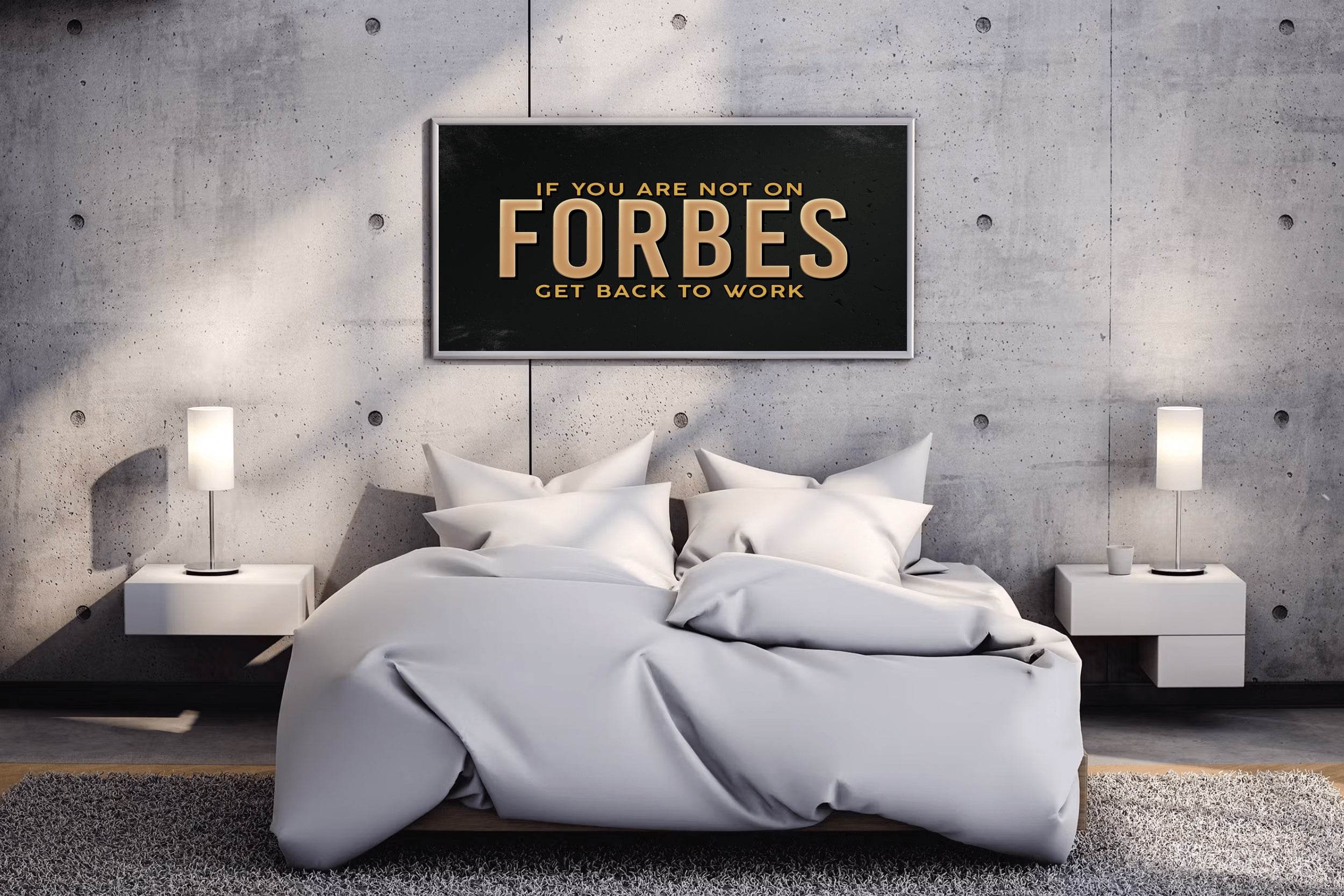 The Forbes Pursuit Motivational Wall Art - beink online art store