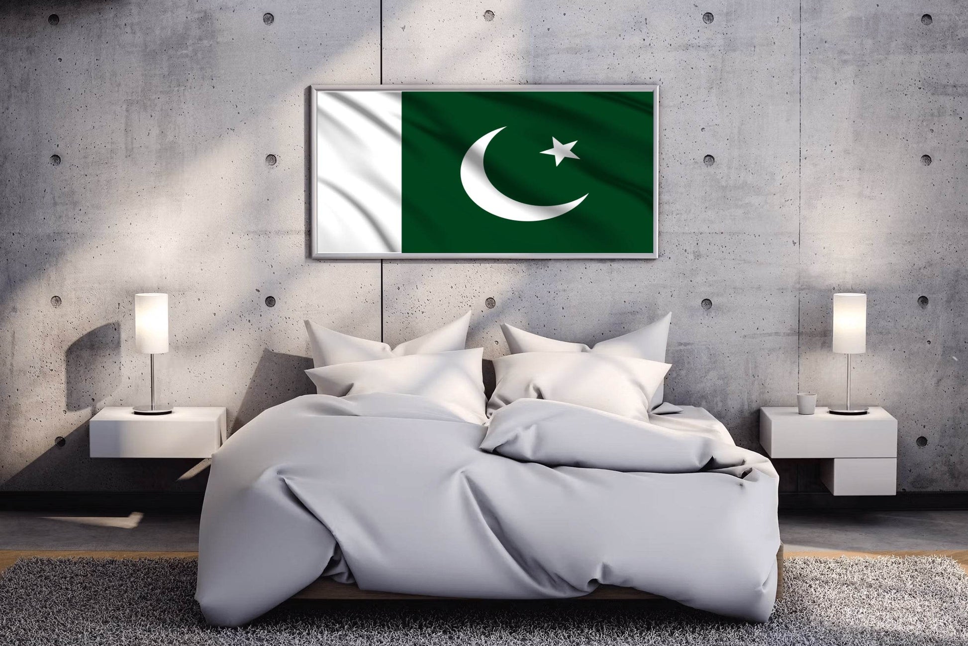 Pakistan National Flag Wall Art - beink online art store