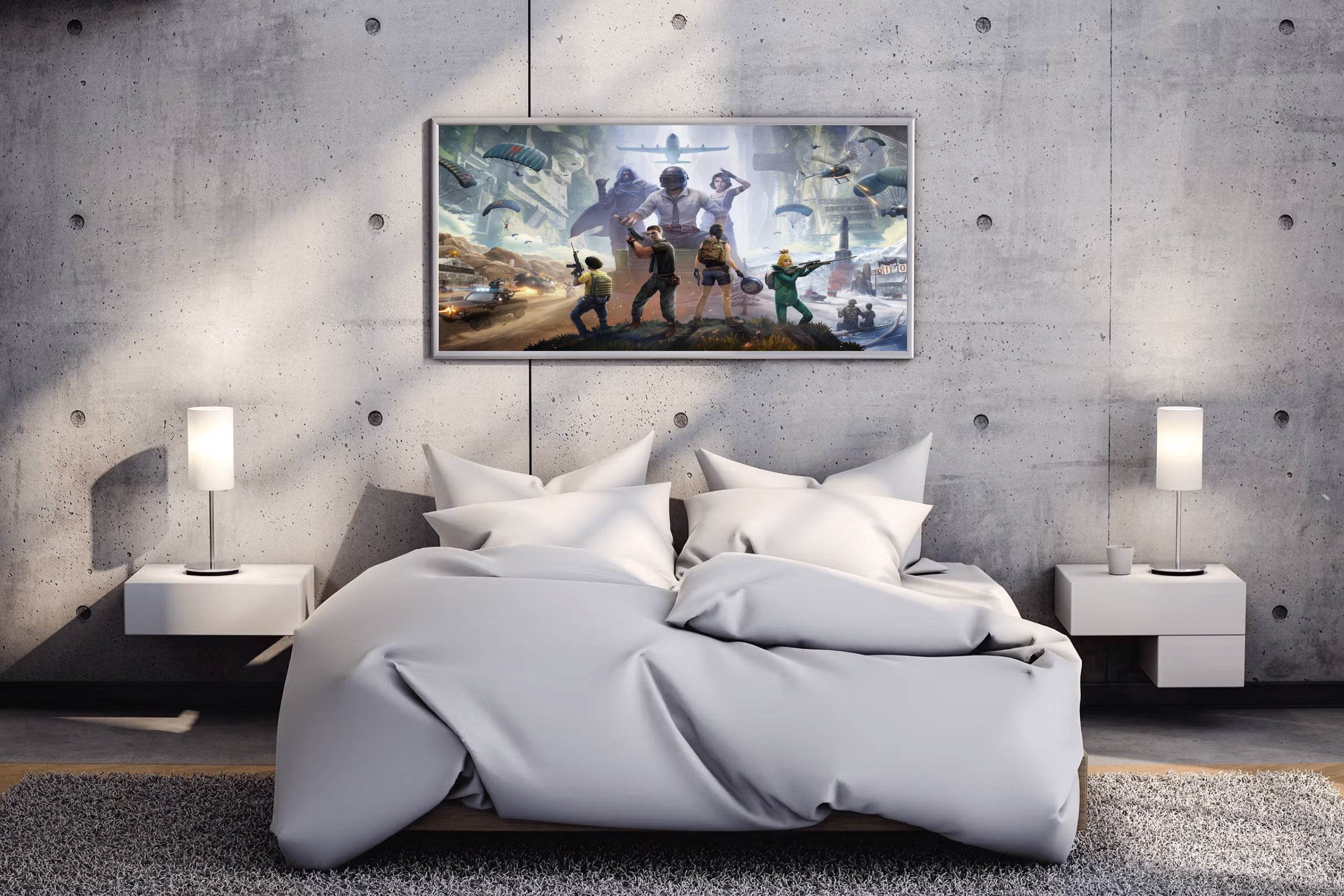 PUBG Battleground Gaming Wall Art - beink online art store