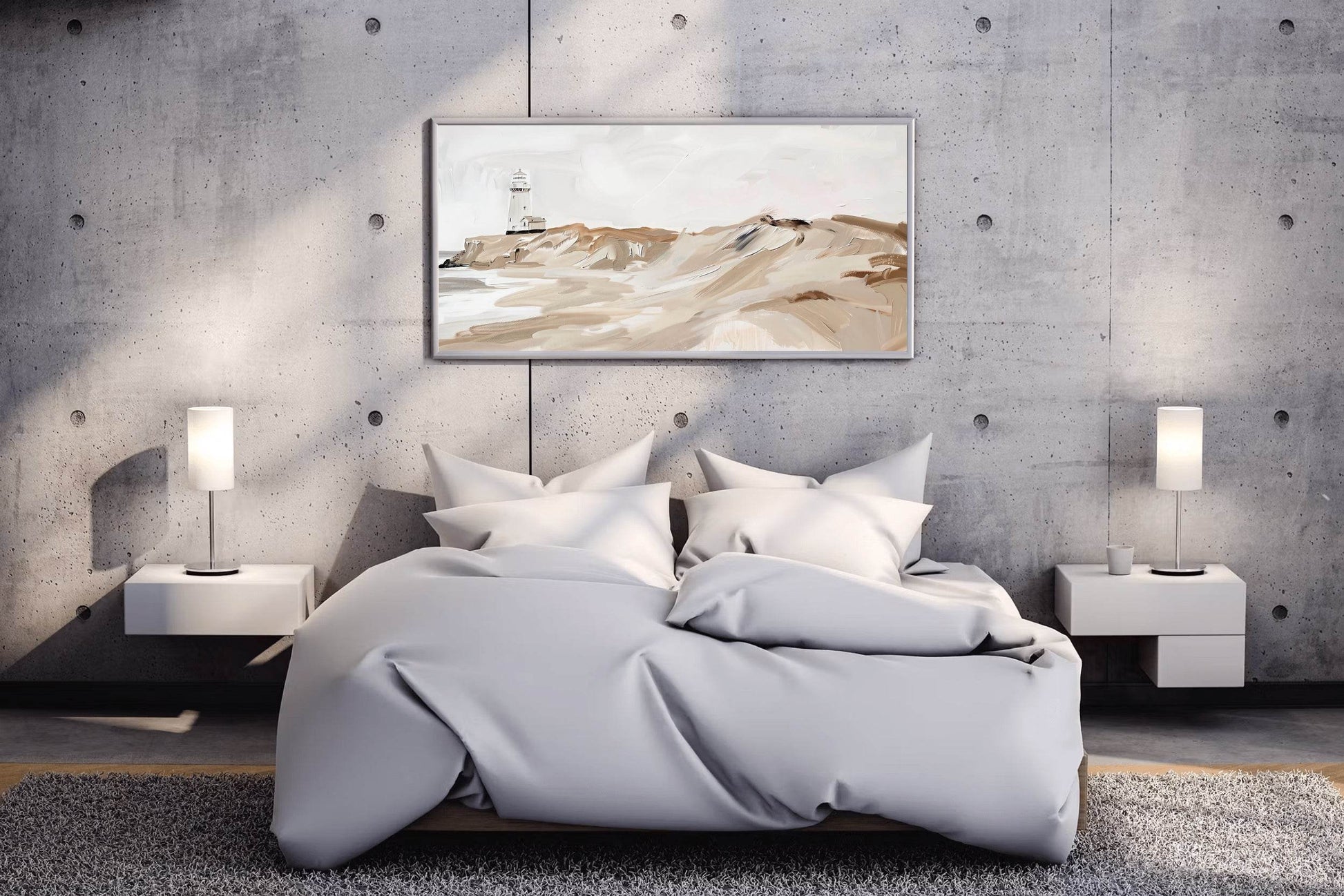 Lighthouse Oil Painting Wall Art - beink online art store