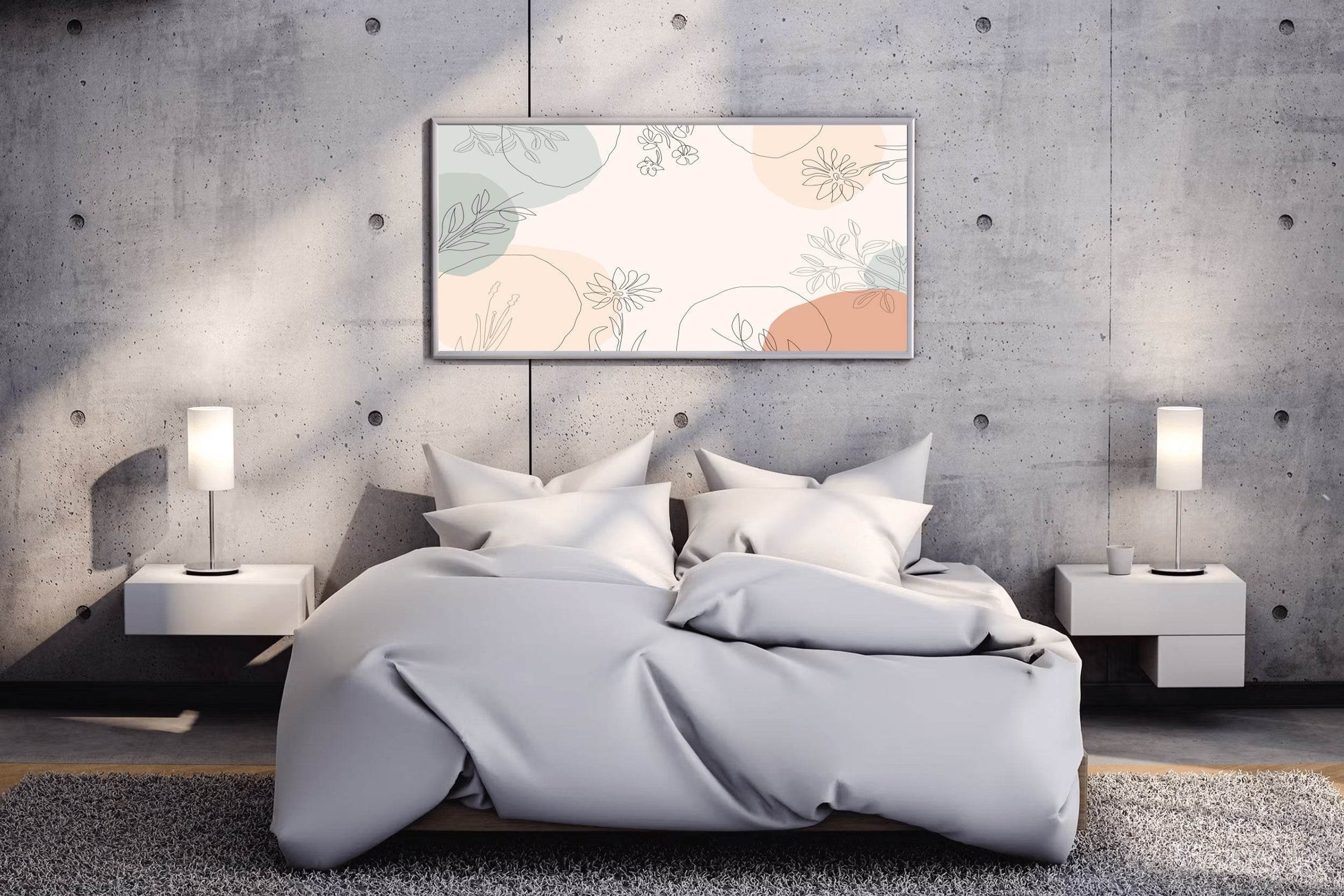 Flower Leaves of Centaurea Cyanus Wall Art - beink online art store