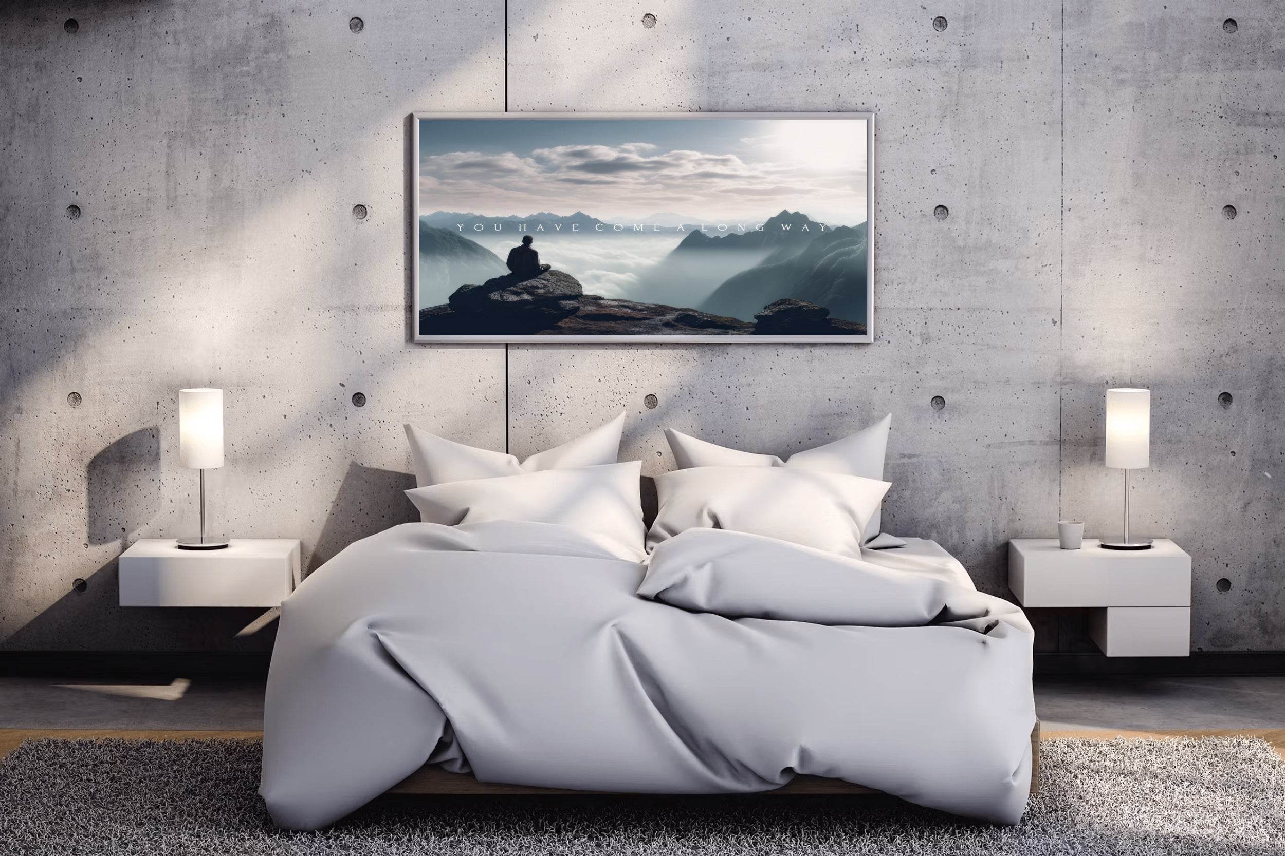 Mountaintop Moment Motivational Wall Art - beink online art store