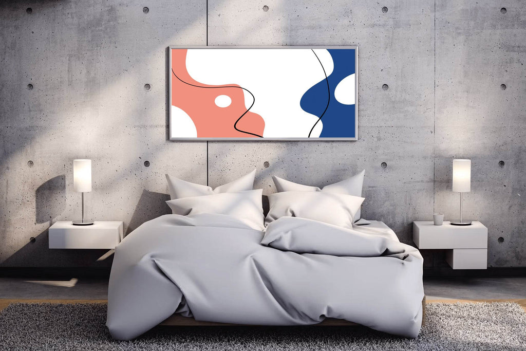 Handmade Opposite Faces Abstract Wall Art - beink online art store