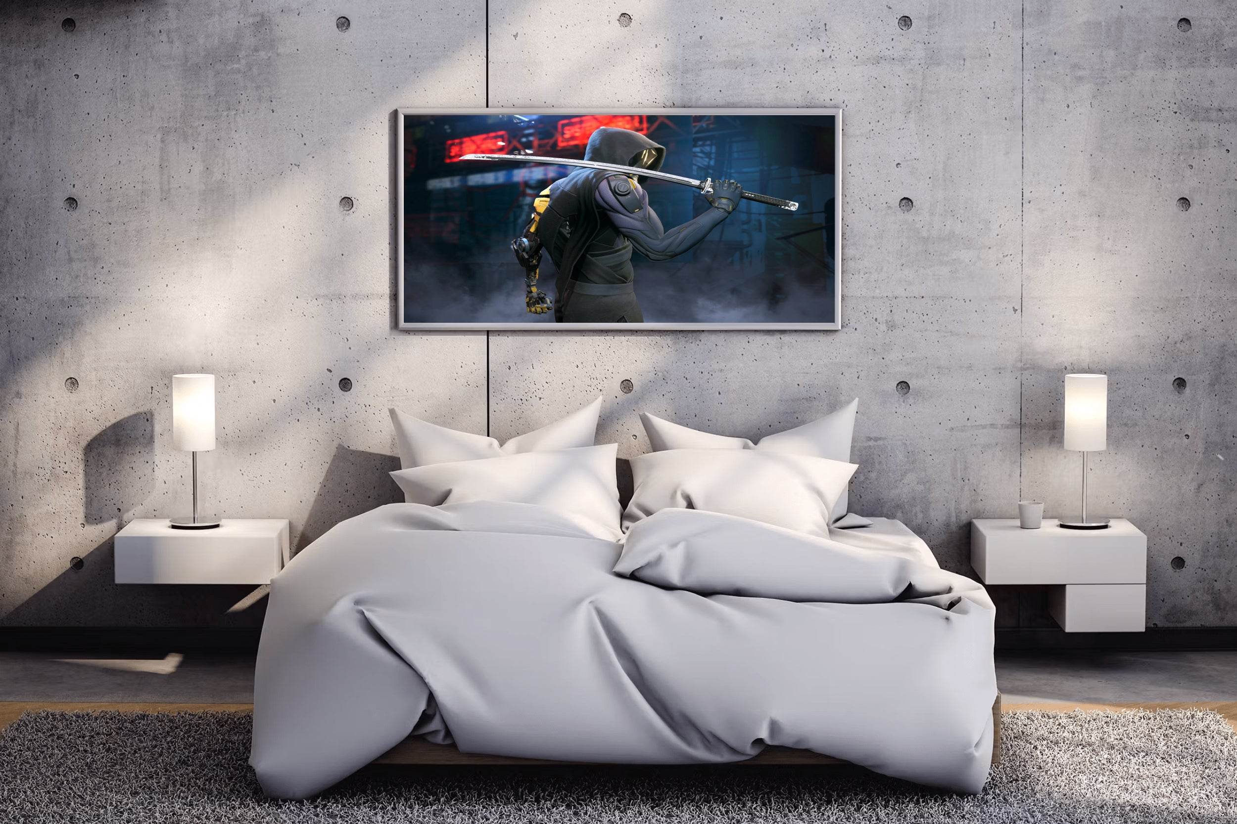 Ghost runner Gaming Wall Art - beink online art store