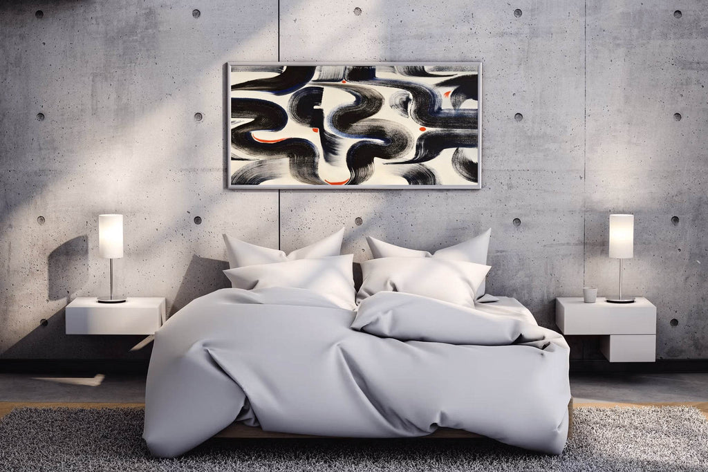 Intertwined Currents Modern Wall Art - beink online art store