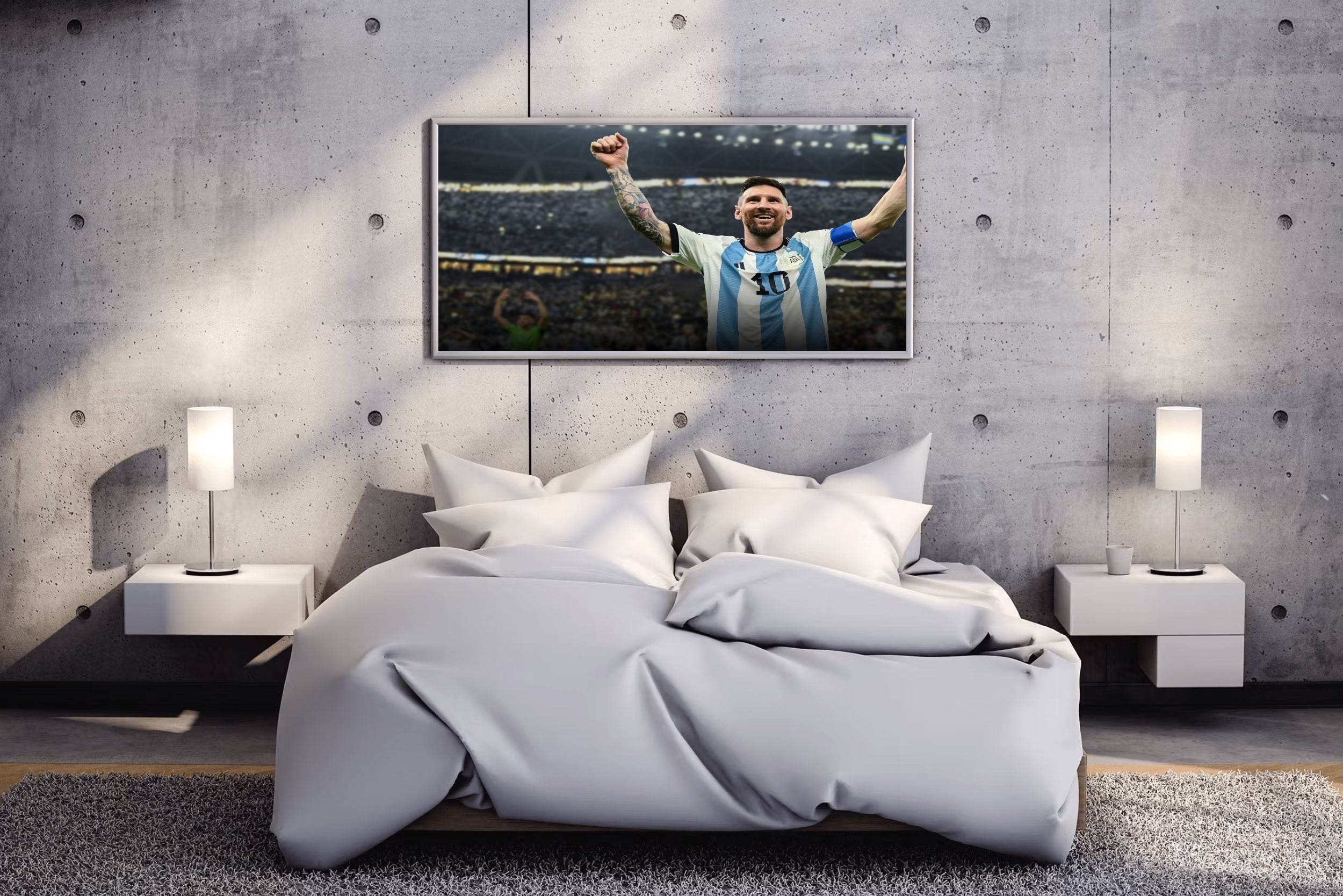 Football Messi Stadium Wall Art - beink online art store