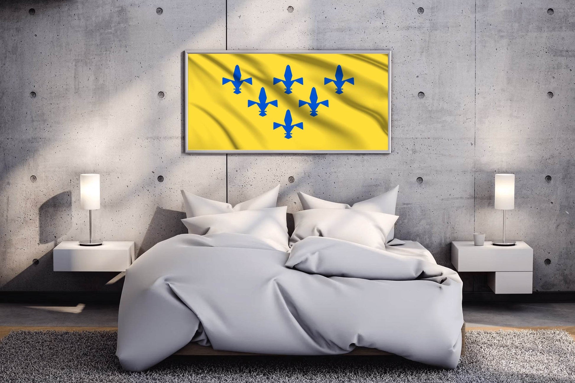 Duchy of Parma National Flag Wall Art - beink online art store