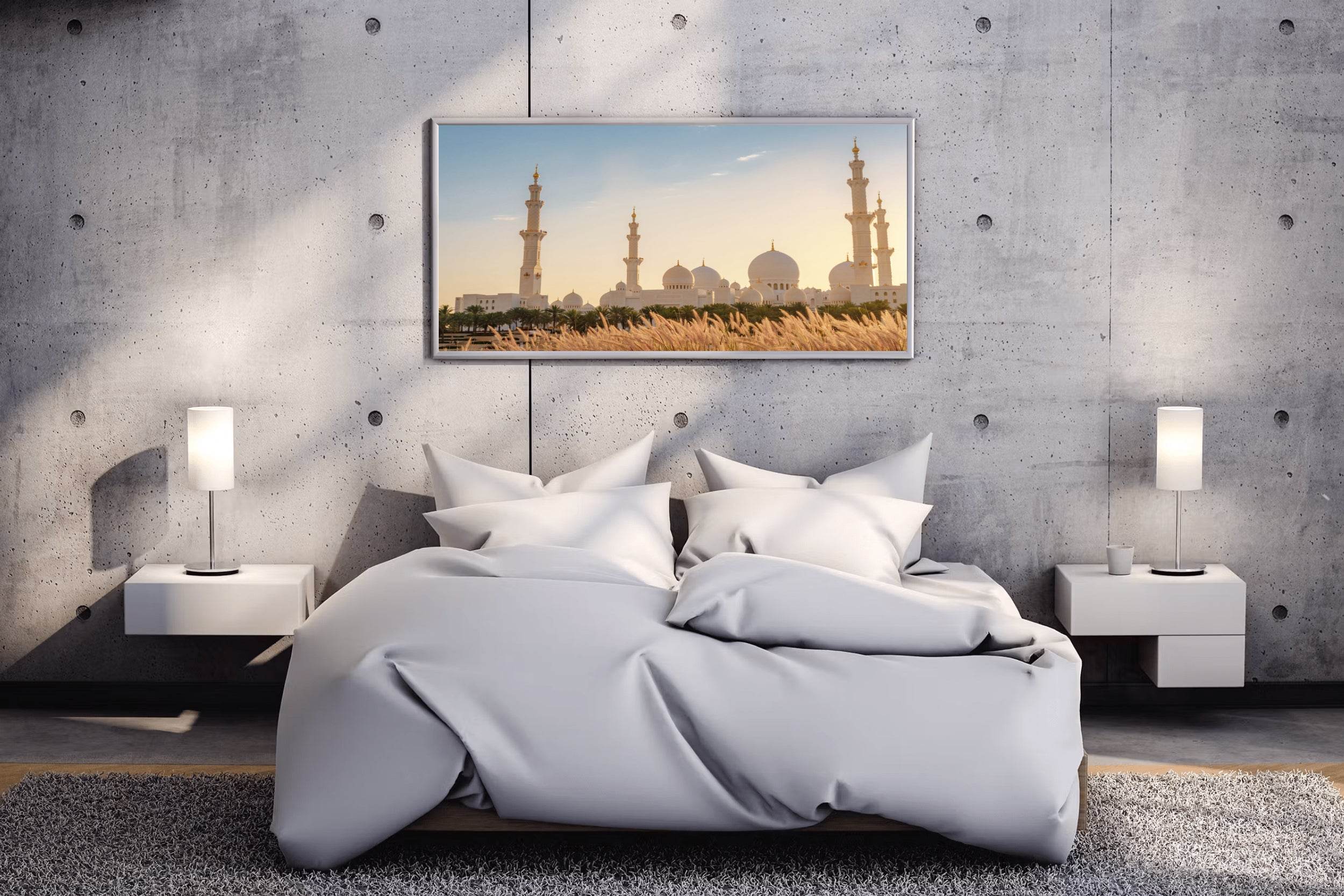 The Grand Mosque Panaroma Wall Art - beink online art store