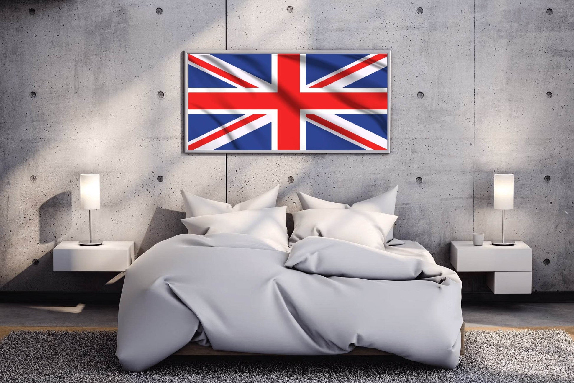 Union Jack National Flag Wall Art - beink online art store