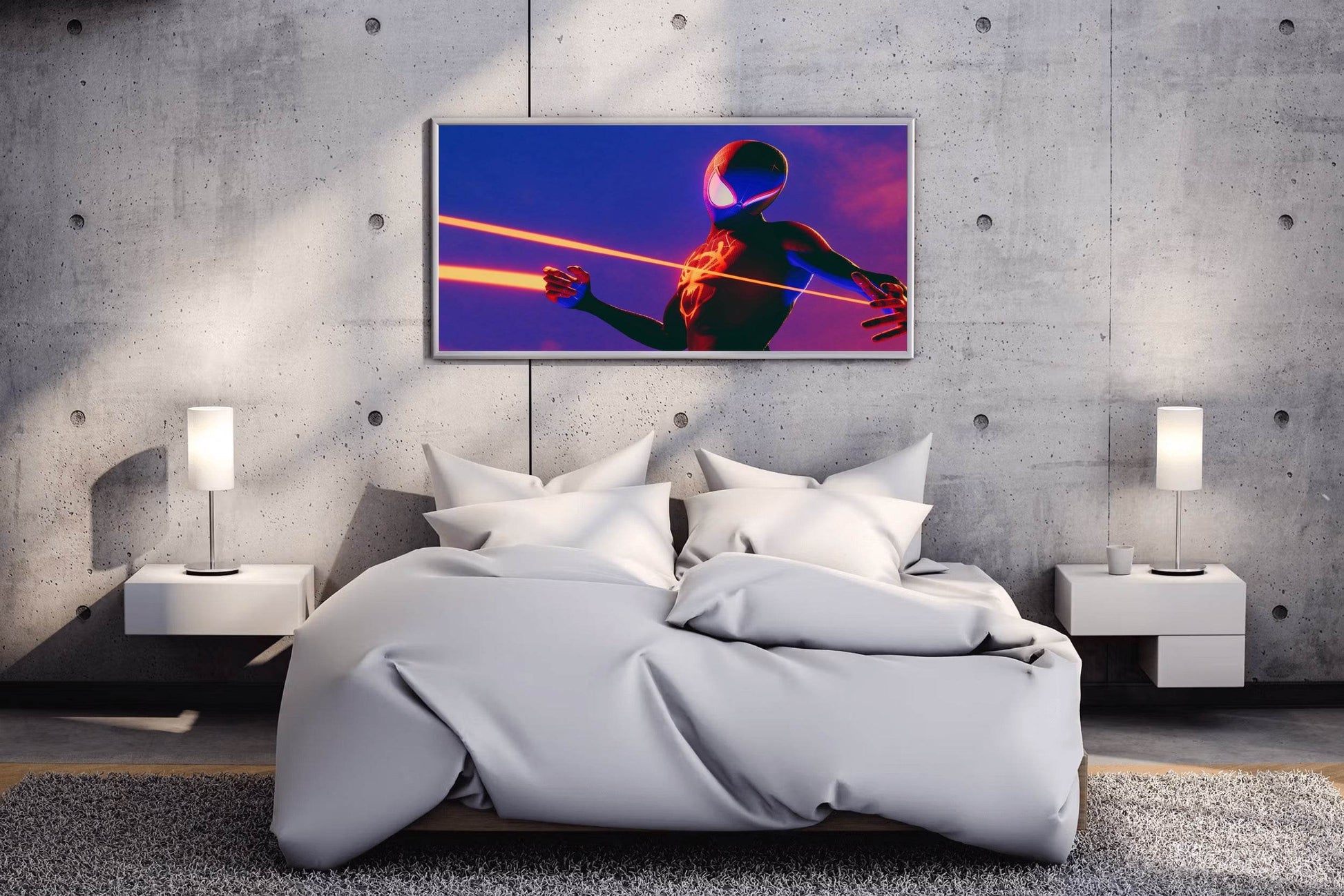 Spider Man Miles Morales Gaming Wall Art - beink online art store