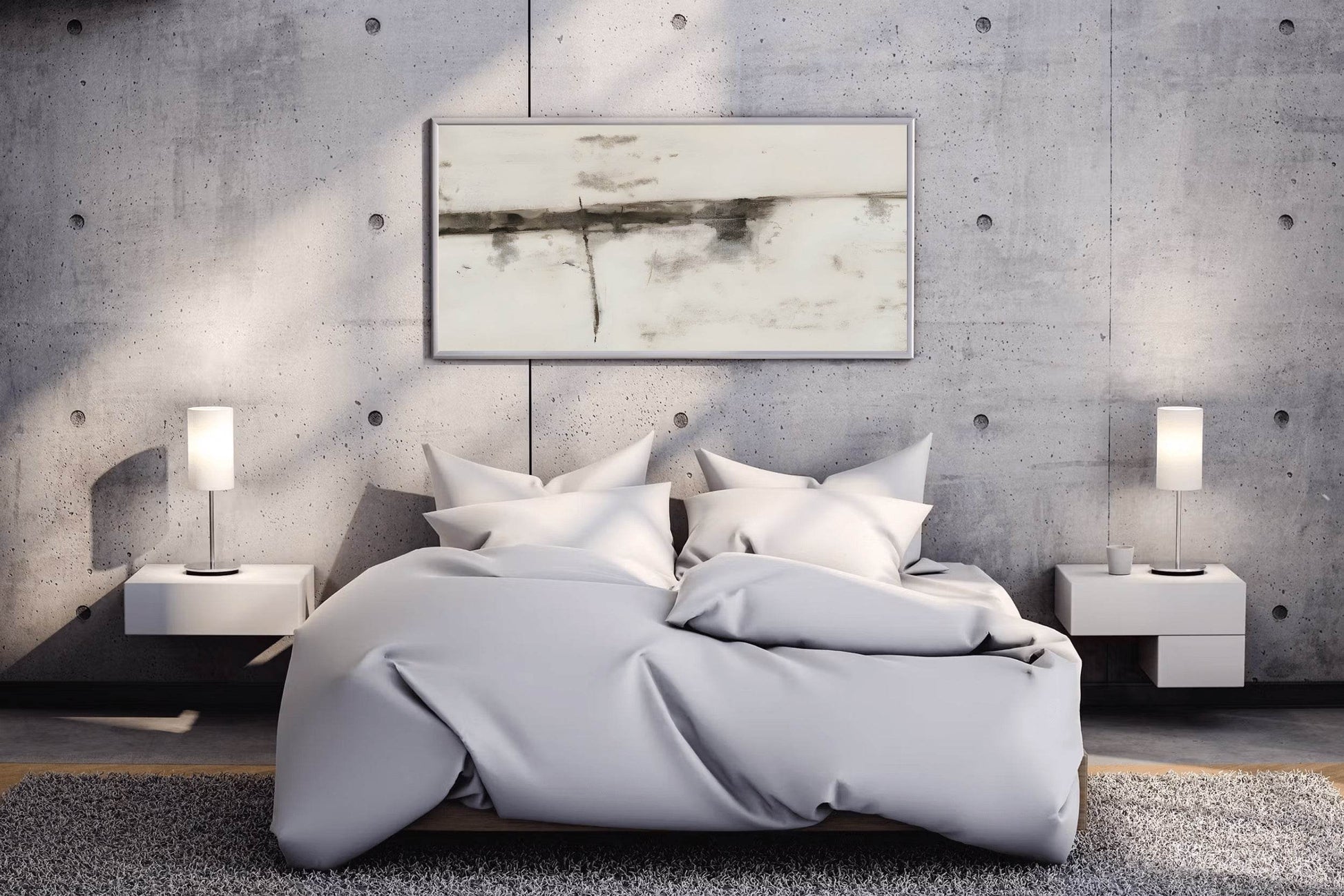 Background Texture of Broken Old Concrete Wall Art - beink online art store