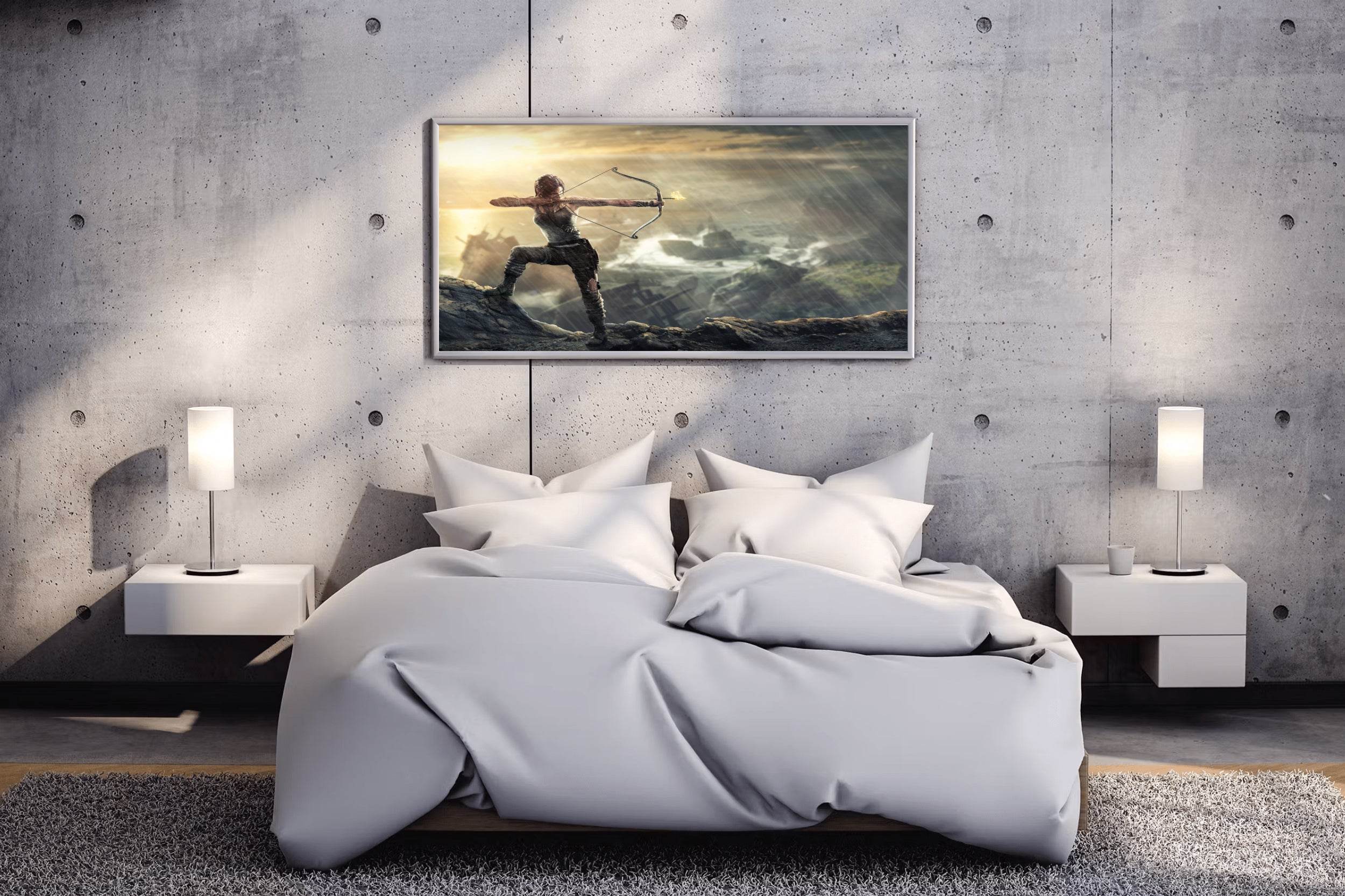 Lara Croft Tomb Raider Gaming Wall Art - beink online art store
