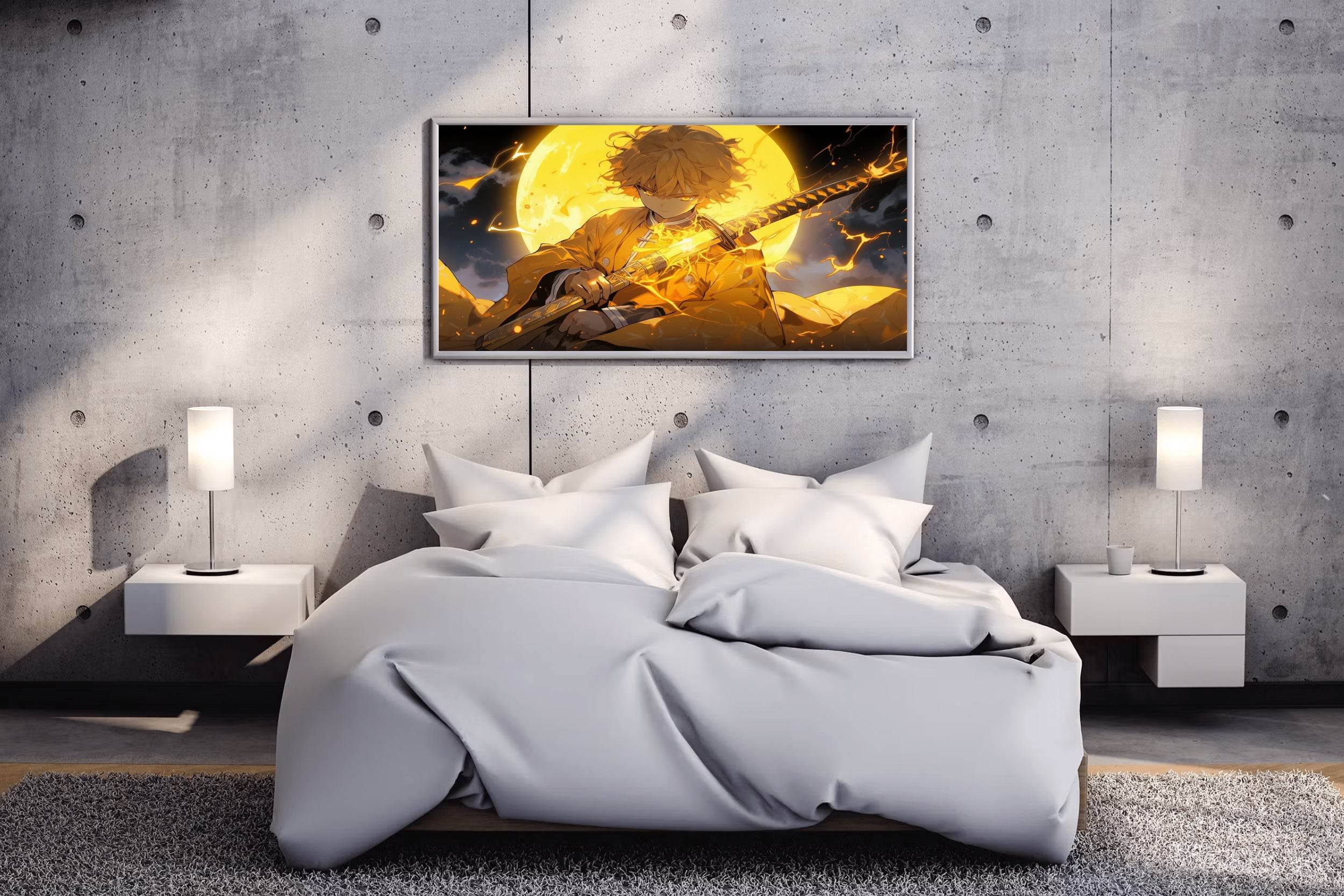 Zenitsu Agatsuma Anime Wall Art - beink online art store