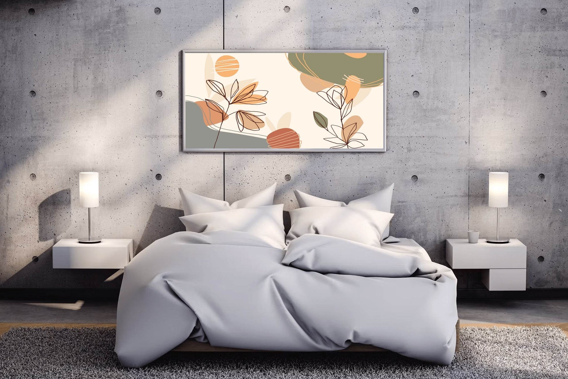 Heliconia Flower Wall Art - beink online art store