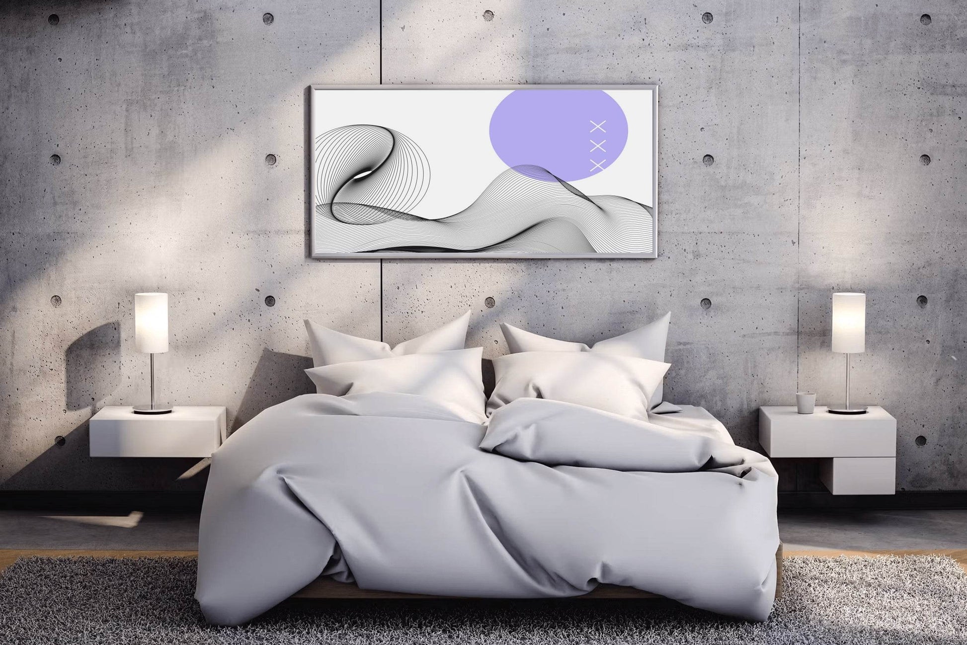 3D Wavy Lines Wall Art - beink online art store