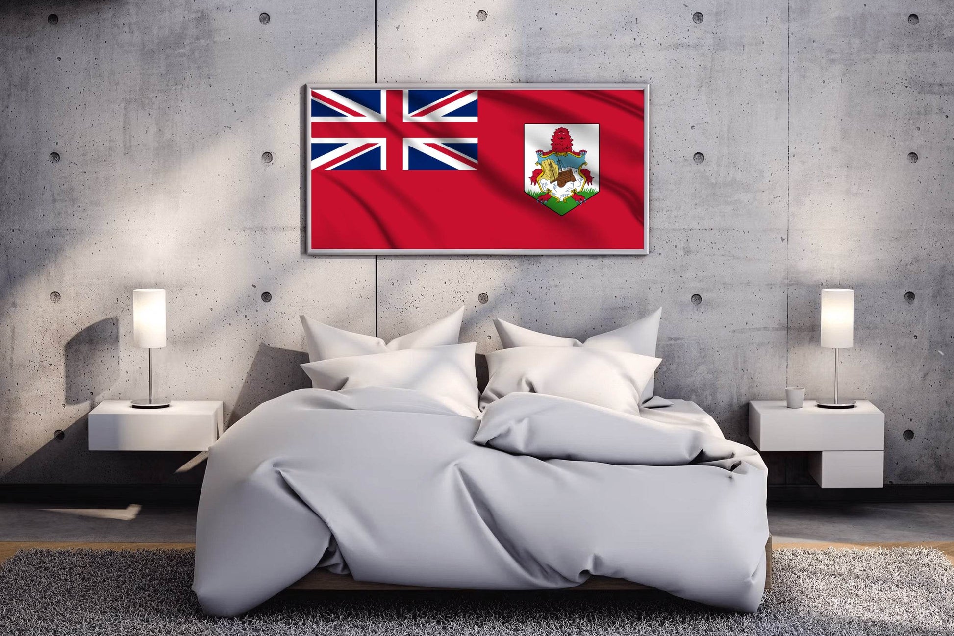 Bermuda National Flag Wall Art - beink online art store