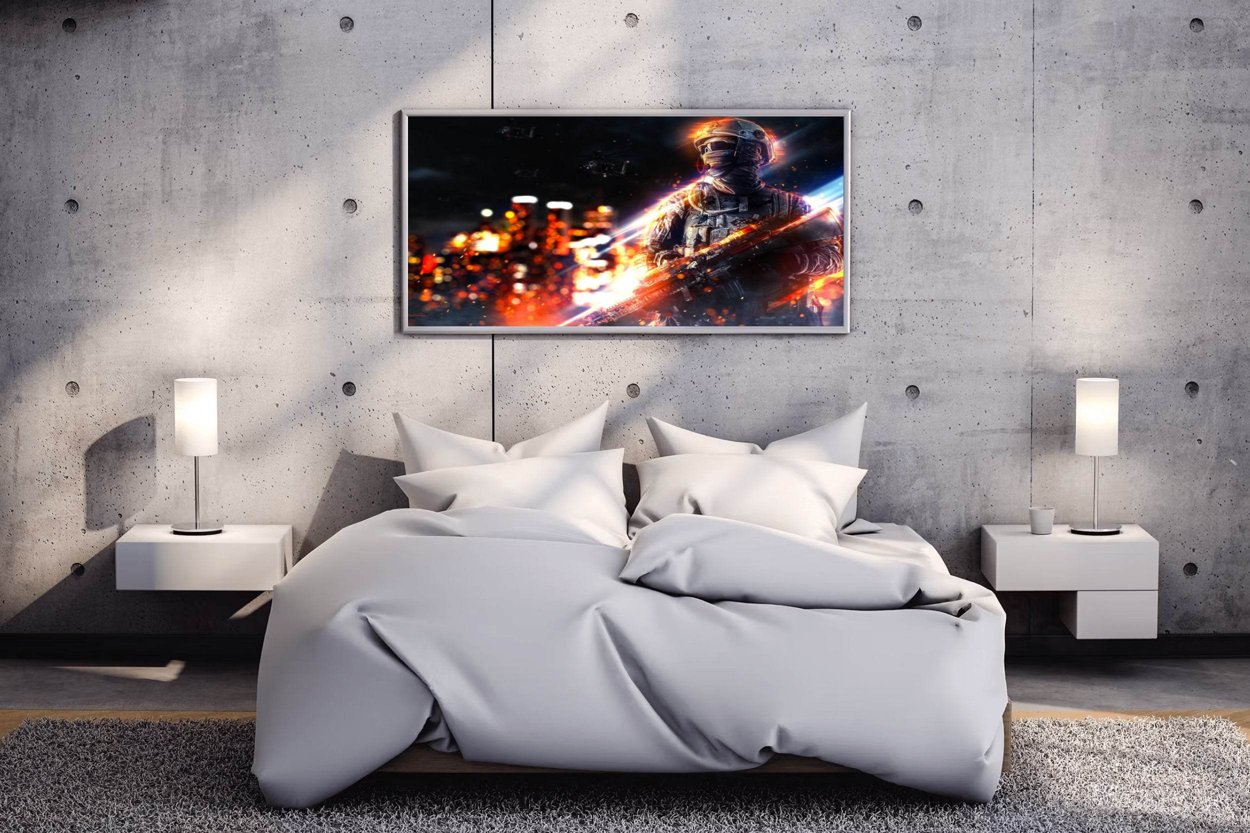 Soldier Battlefield Gaming Wall Art - beink online art store