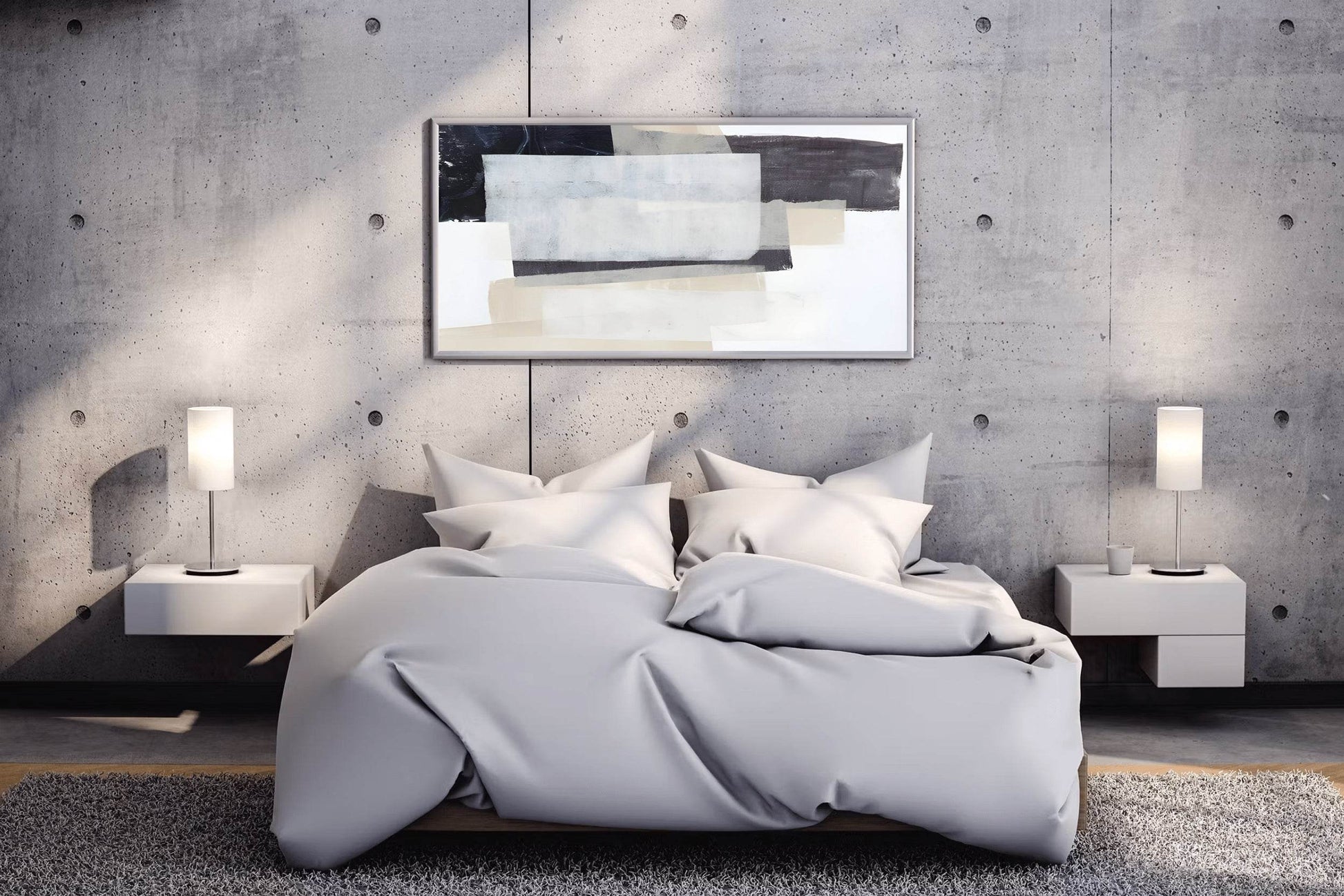 Geometric Shapes and Patchwork Wall Art - beink online art store